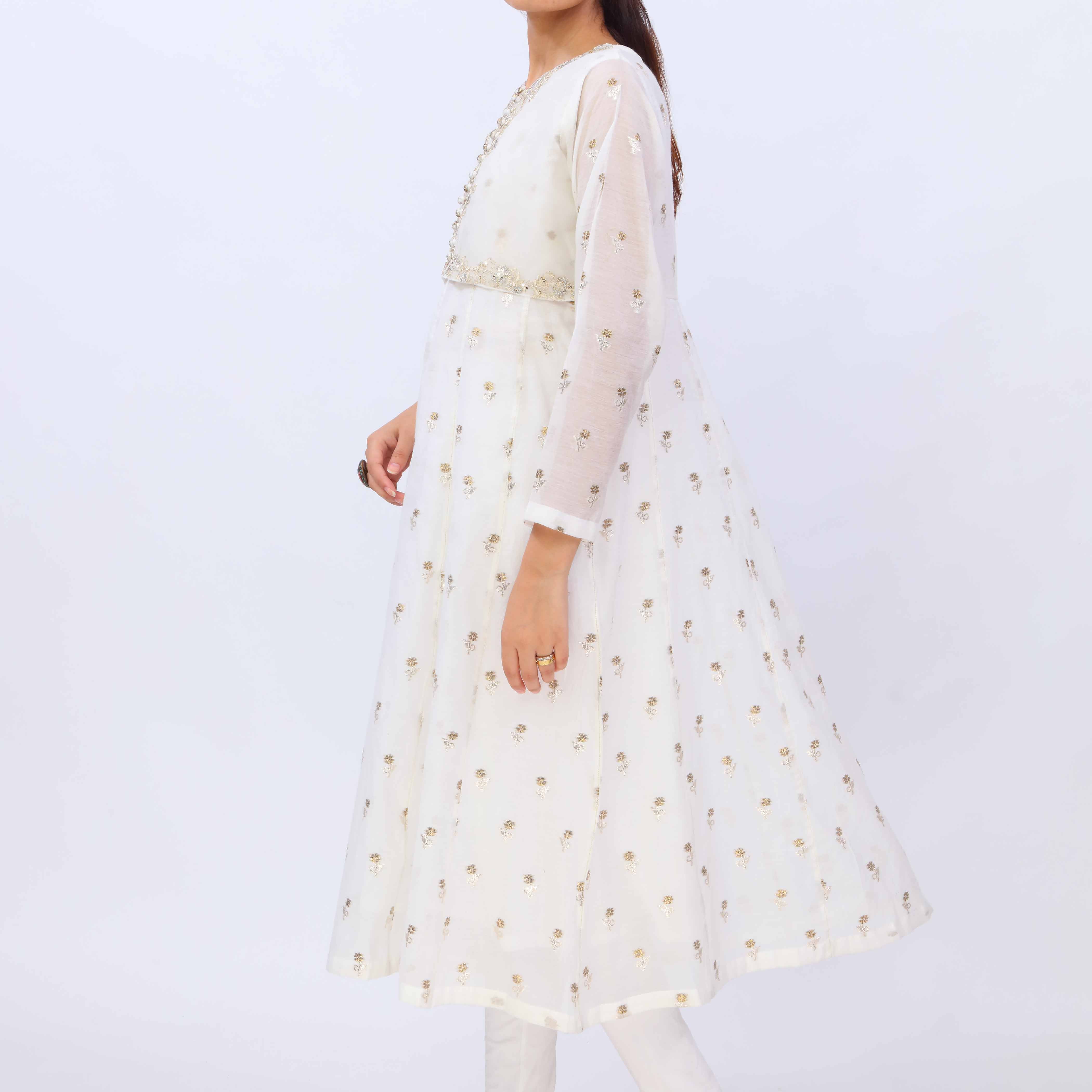 1 PC- Cotton Jacquard Shirt PS5374 - Image 2