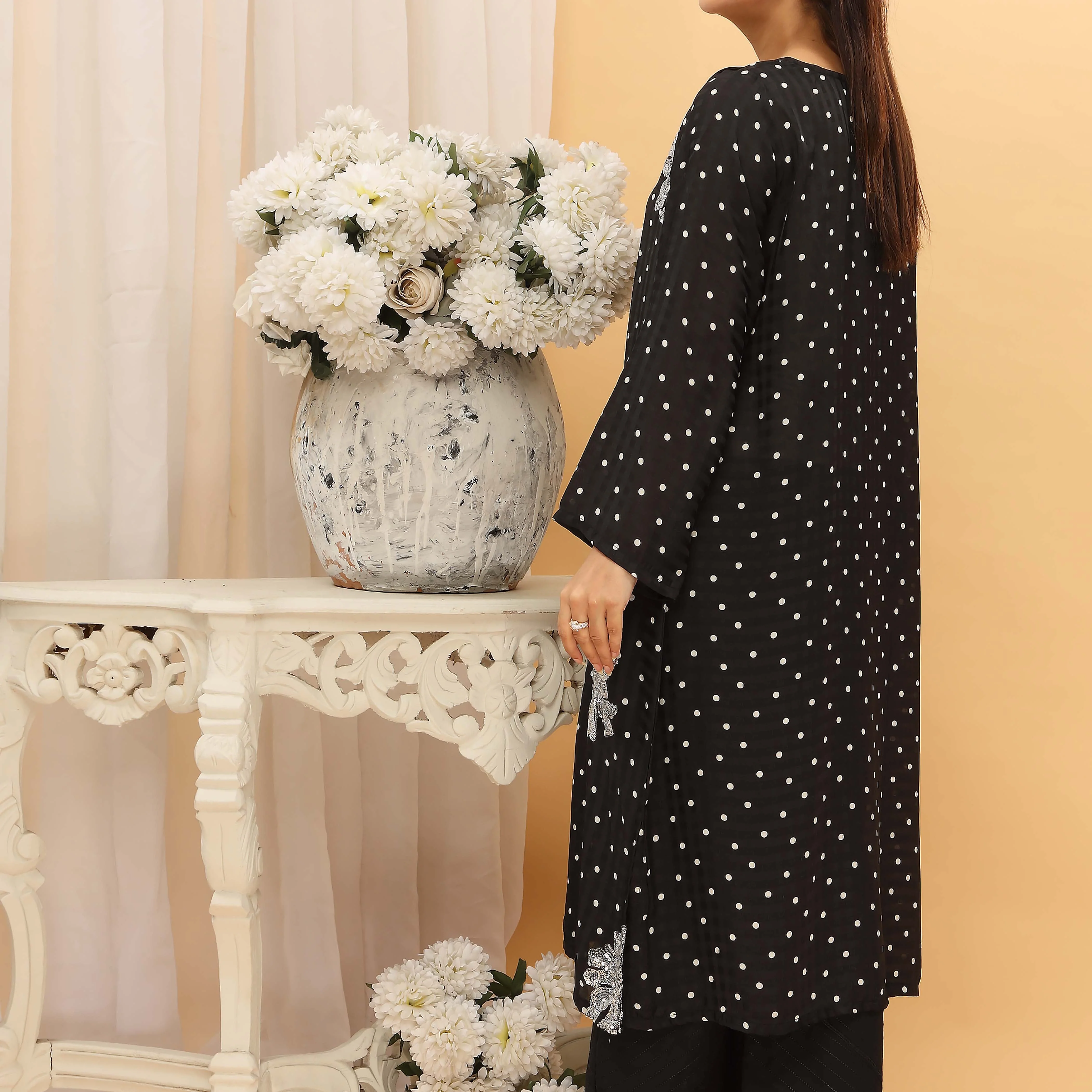 1PC- Digital Printed Geroget Shirt PS5174 - Image 3