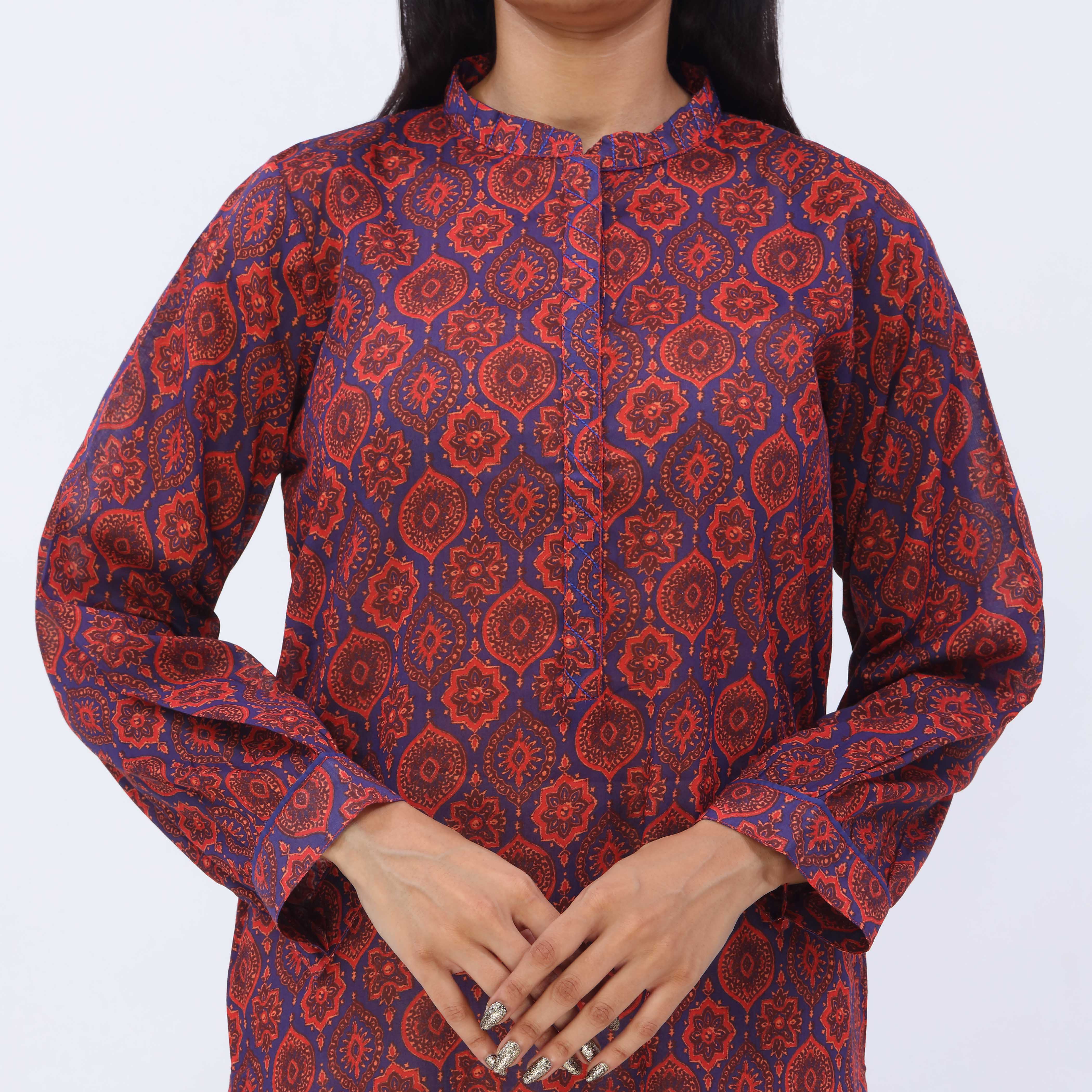 1PC- Digital Printed Lawn Shirt PS5461 - Image 2