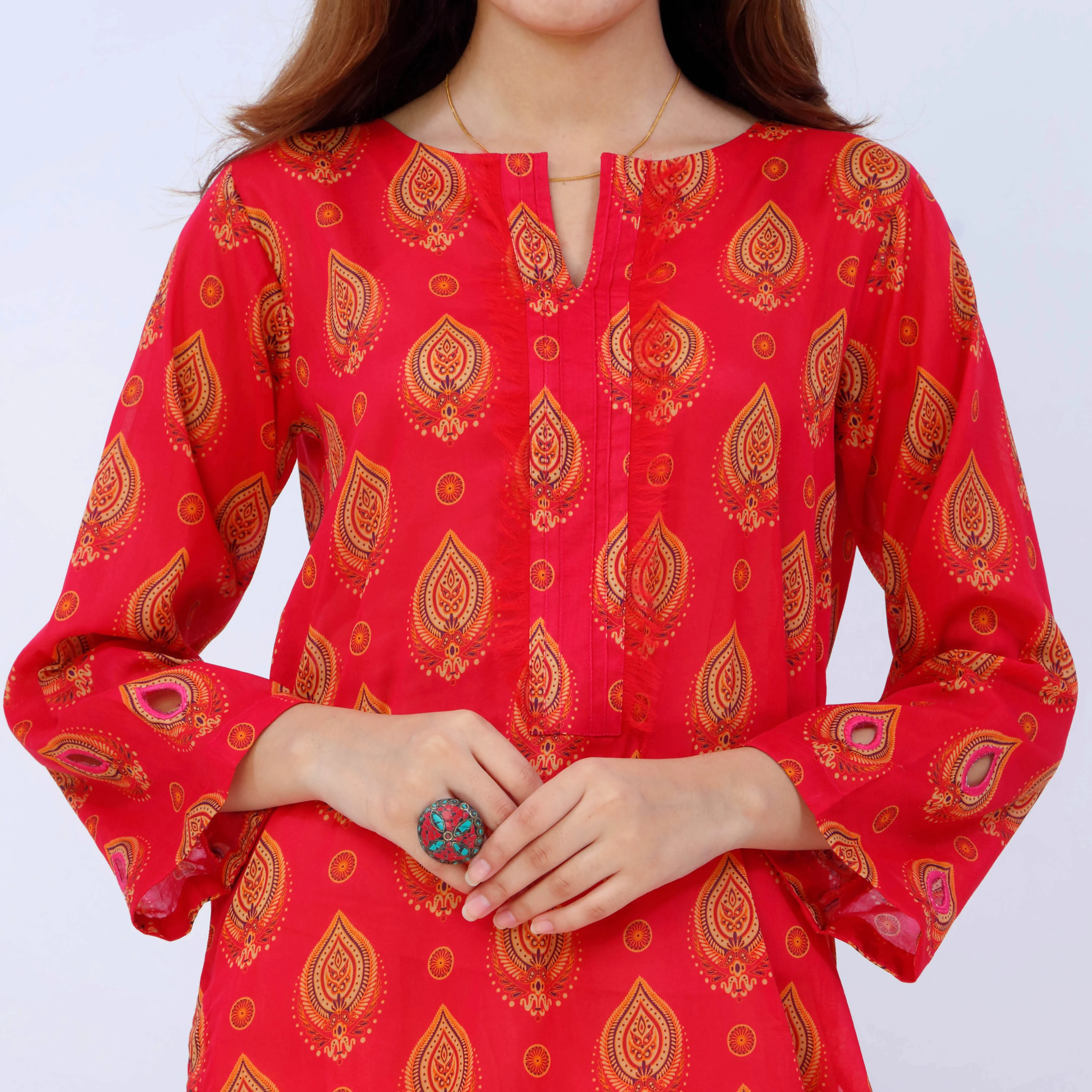 1PC- Digital Printed Lawn Shirt PS5492 - Image 2
