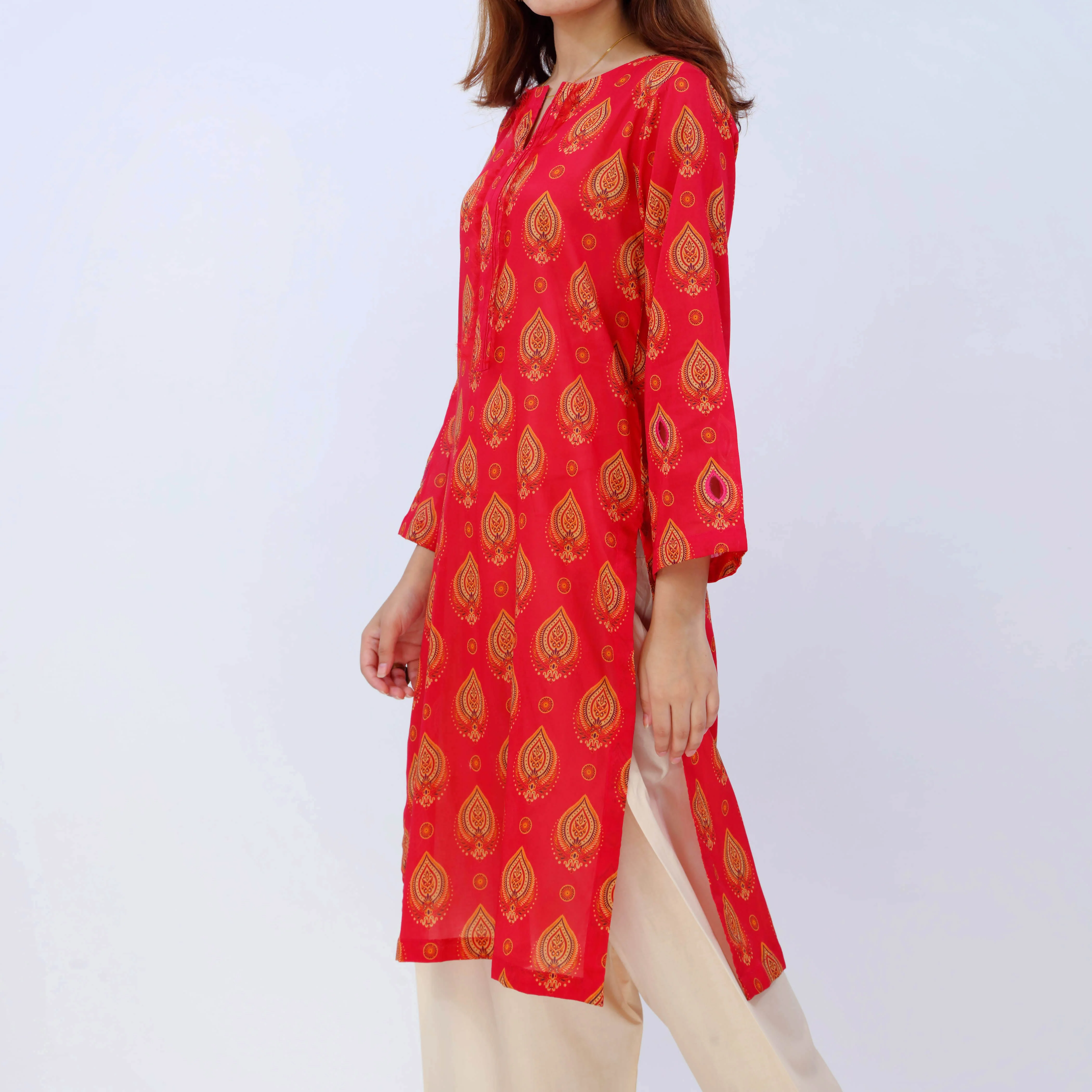 1PC- Digital Printed Lawn Shirt PS5492 - Image 3