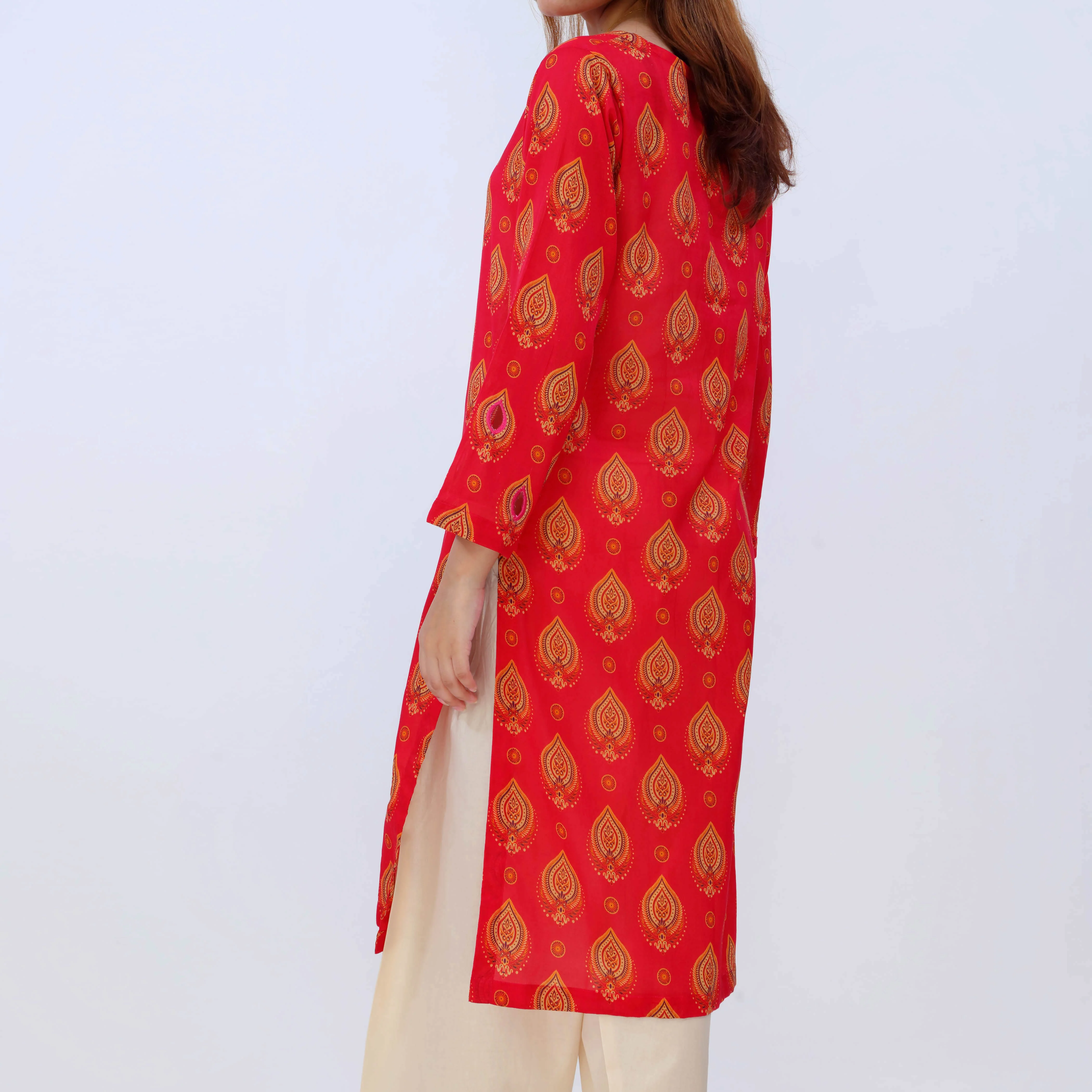 1PC- Digital Printed Lawn Shirt PS5492 - Image 4