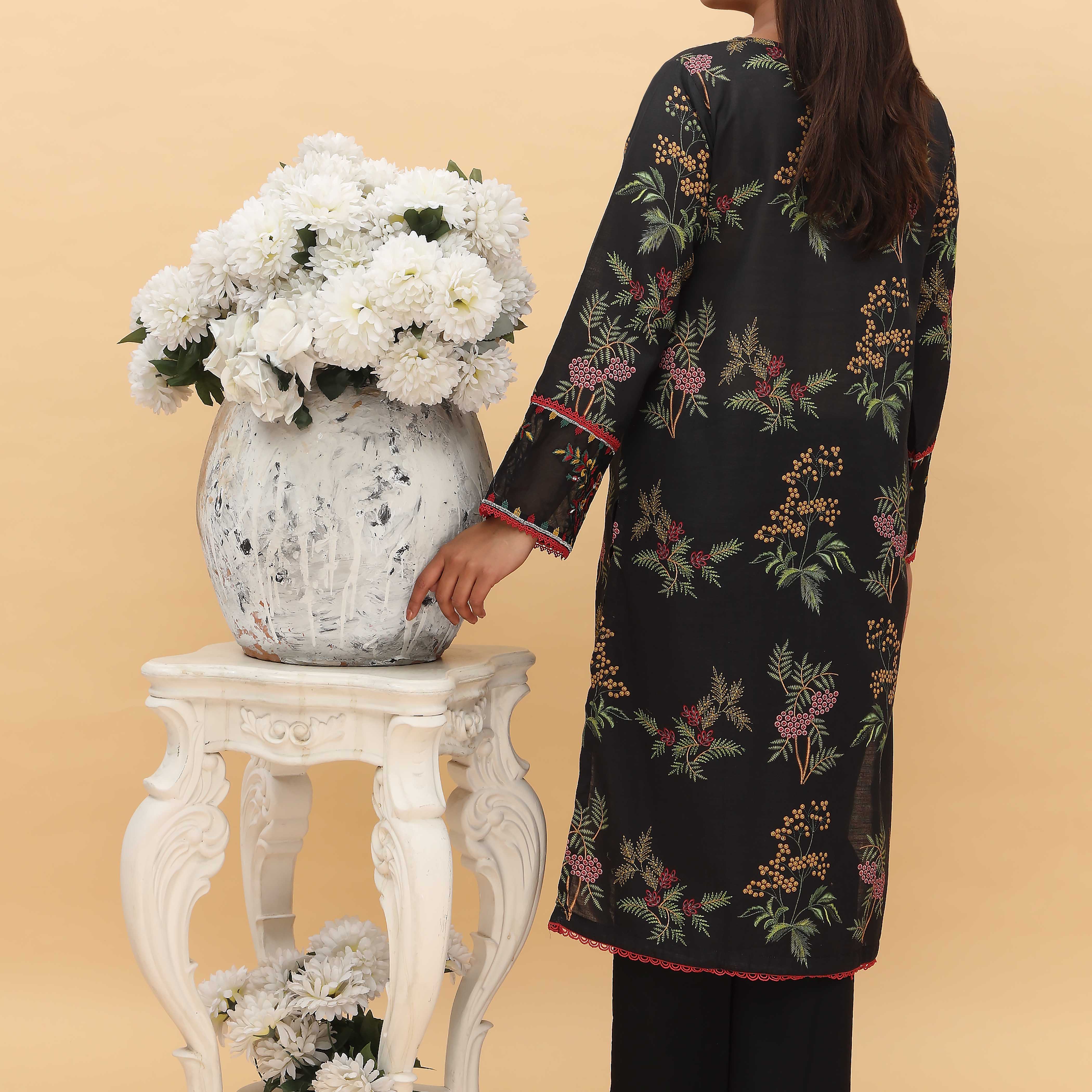 1PC- Embellished Shirt PW4159 - Image 3