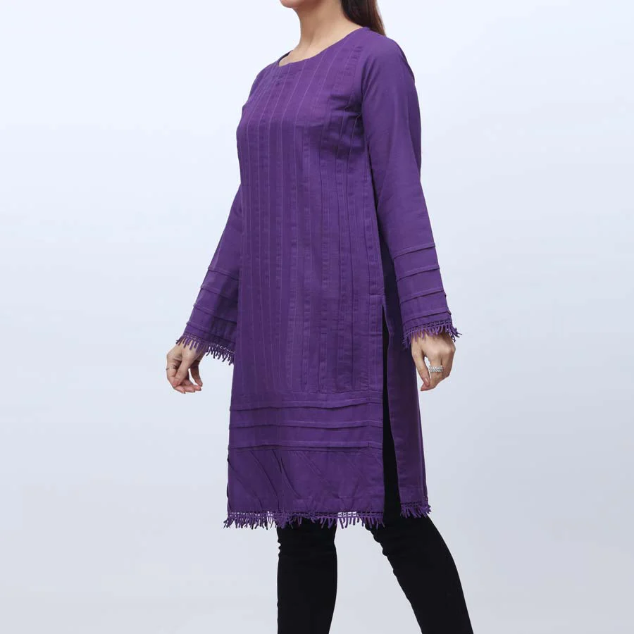 1PC- Embroidered Khaddar Shirt PW3045 - Image 2
