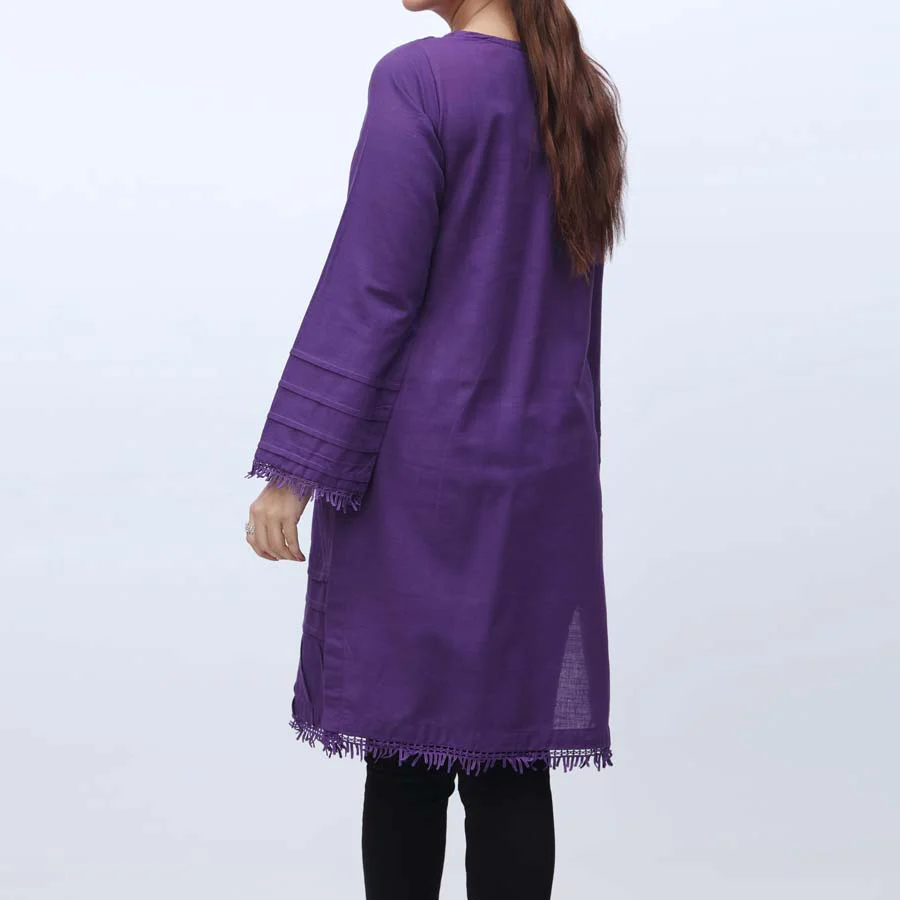 1PC- Embroidered Khaddar Shirt PW3045 - Image 3