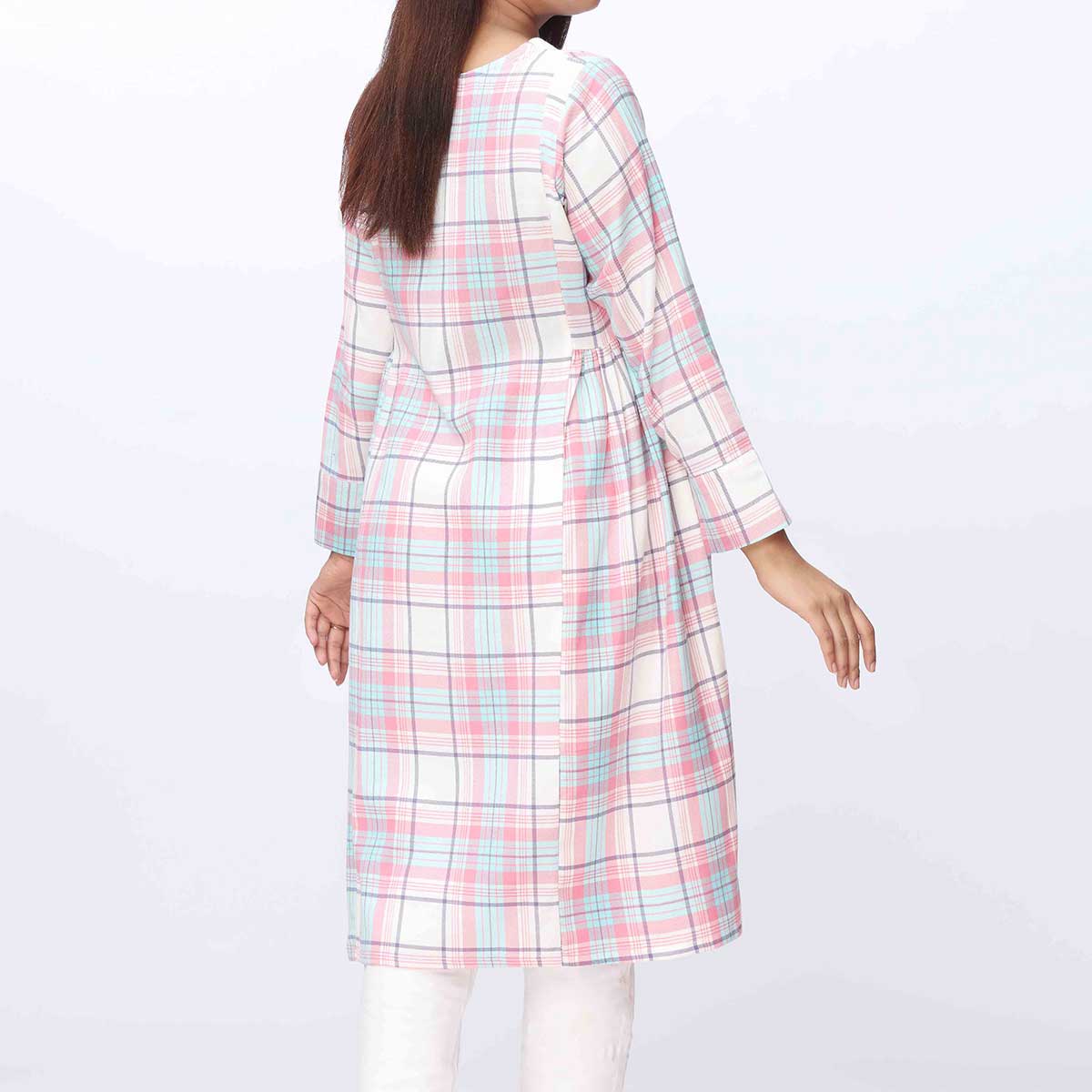 1PC- Flannel Checkered Shirt PW3206 - Image 4