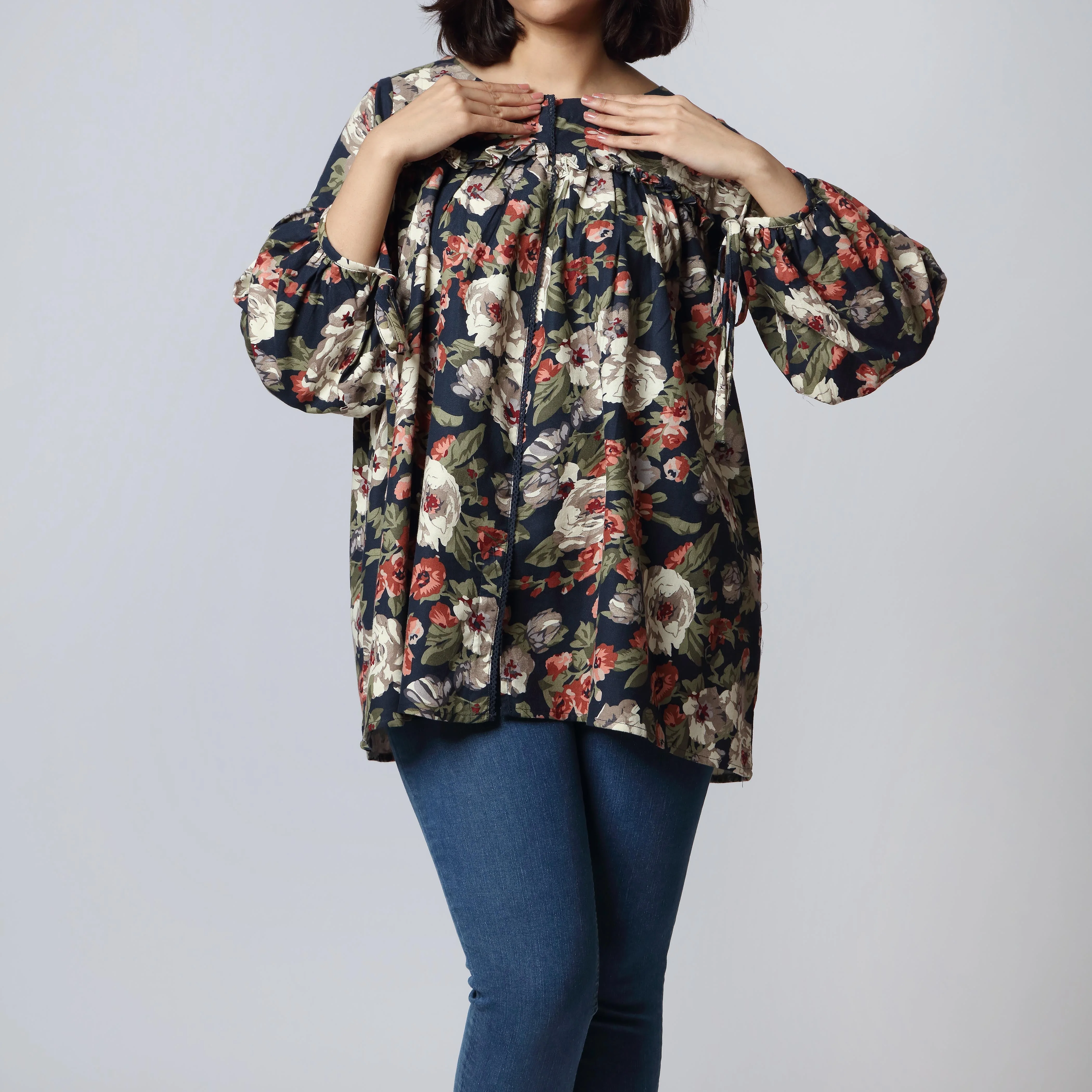 1PC- Flannel Printed  Shirt  PW2339 - Image 3