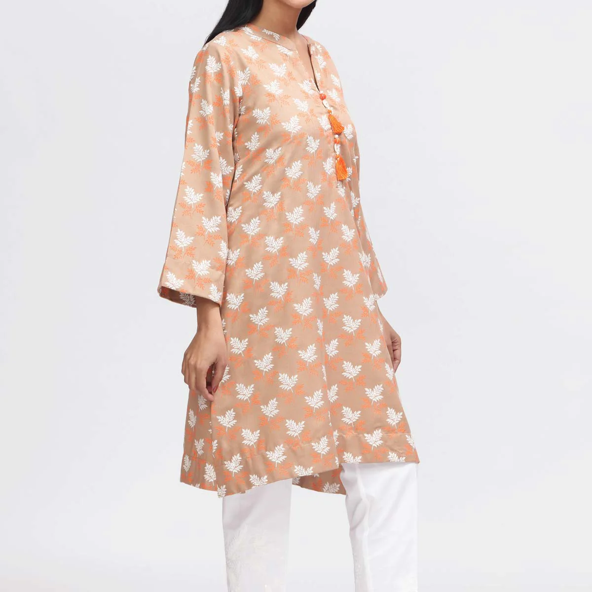 1PC- Printed Acrylic Shirt PW3015 - Image 2