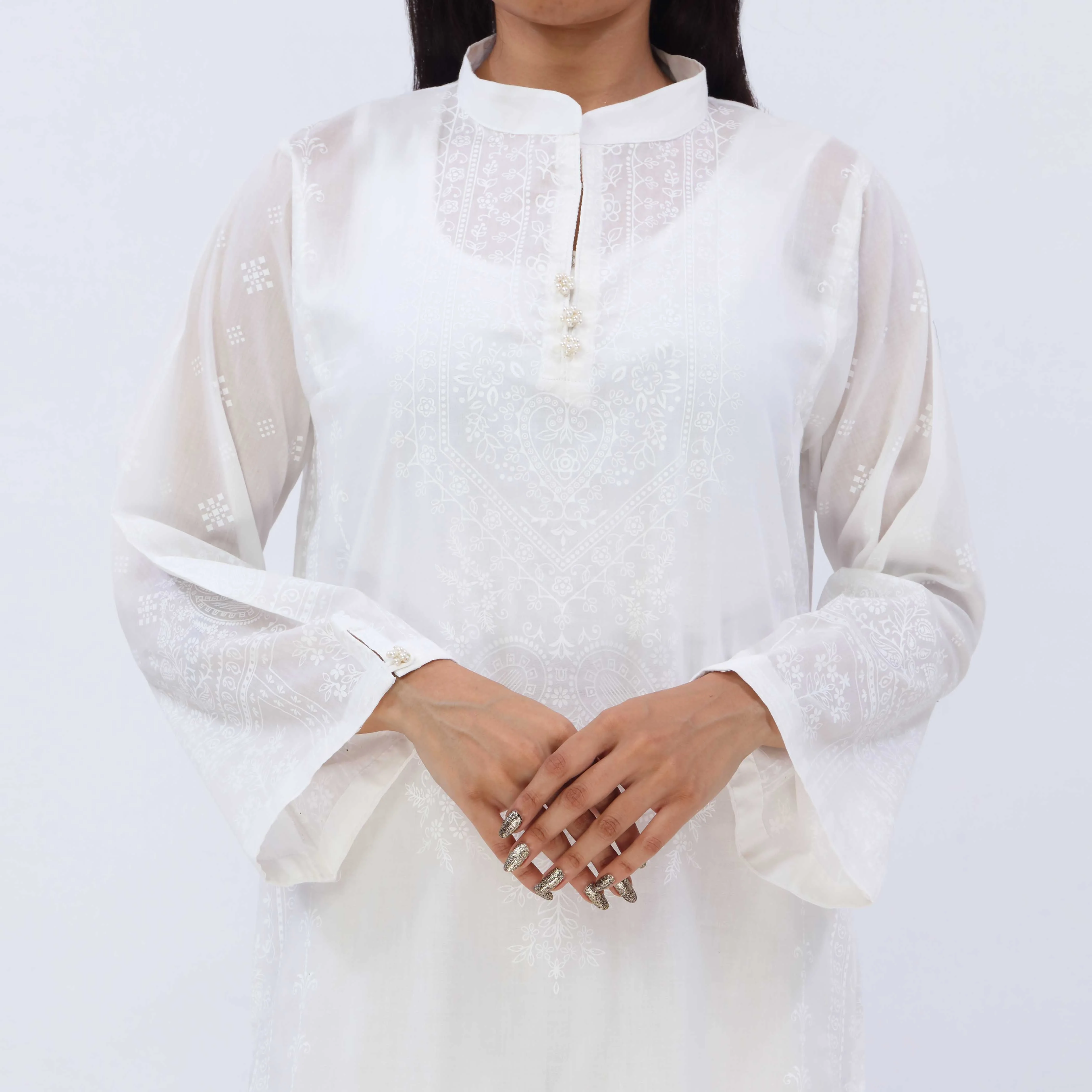 1PC- Printed Lawn Shirt PS5388 - Image 3