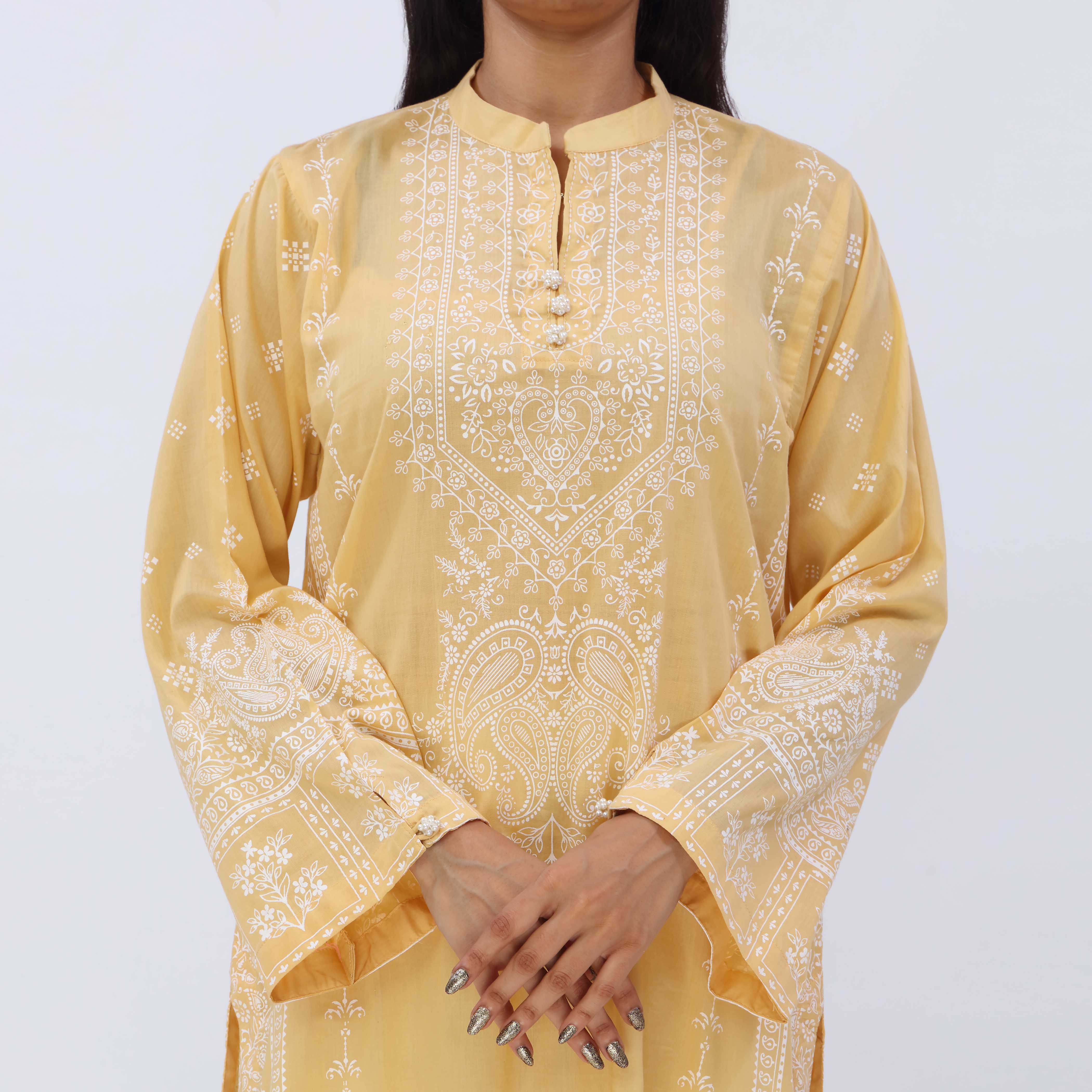 1PC- Printed Lawn Shirt PS5394 - Image 3