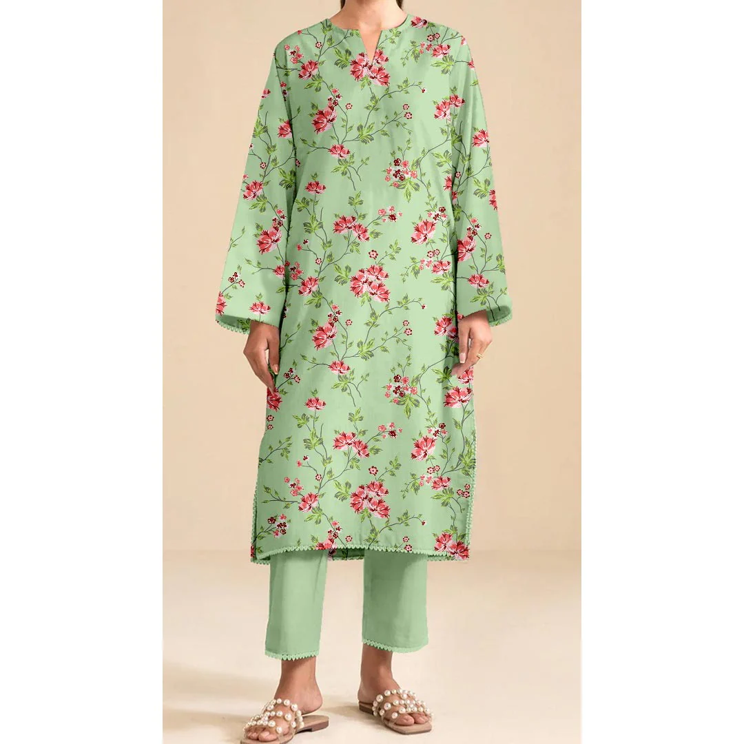 Unstitched Printed Shirt UW5018 - Image 2