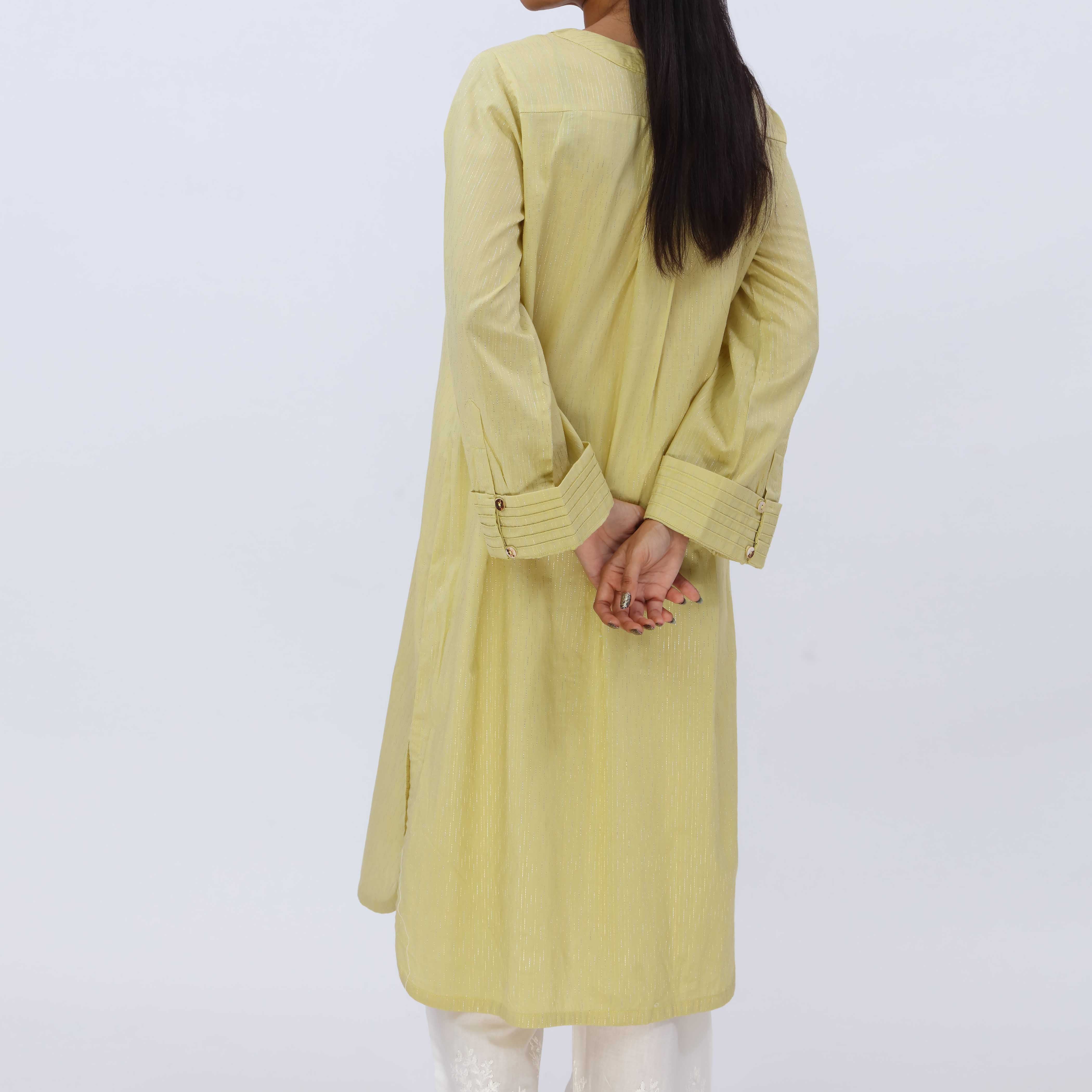 1PC- Yarn Dyed Cotton Jaquard Shirt PS5467 - Image 5