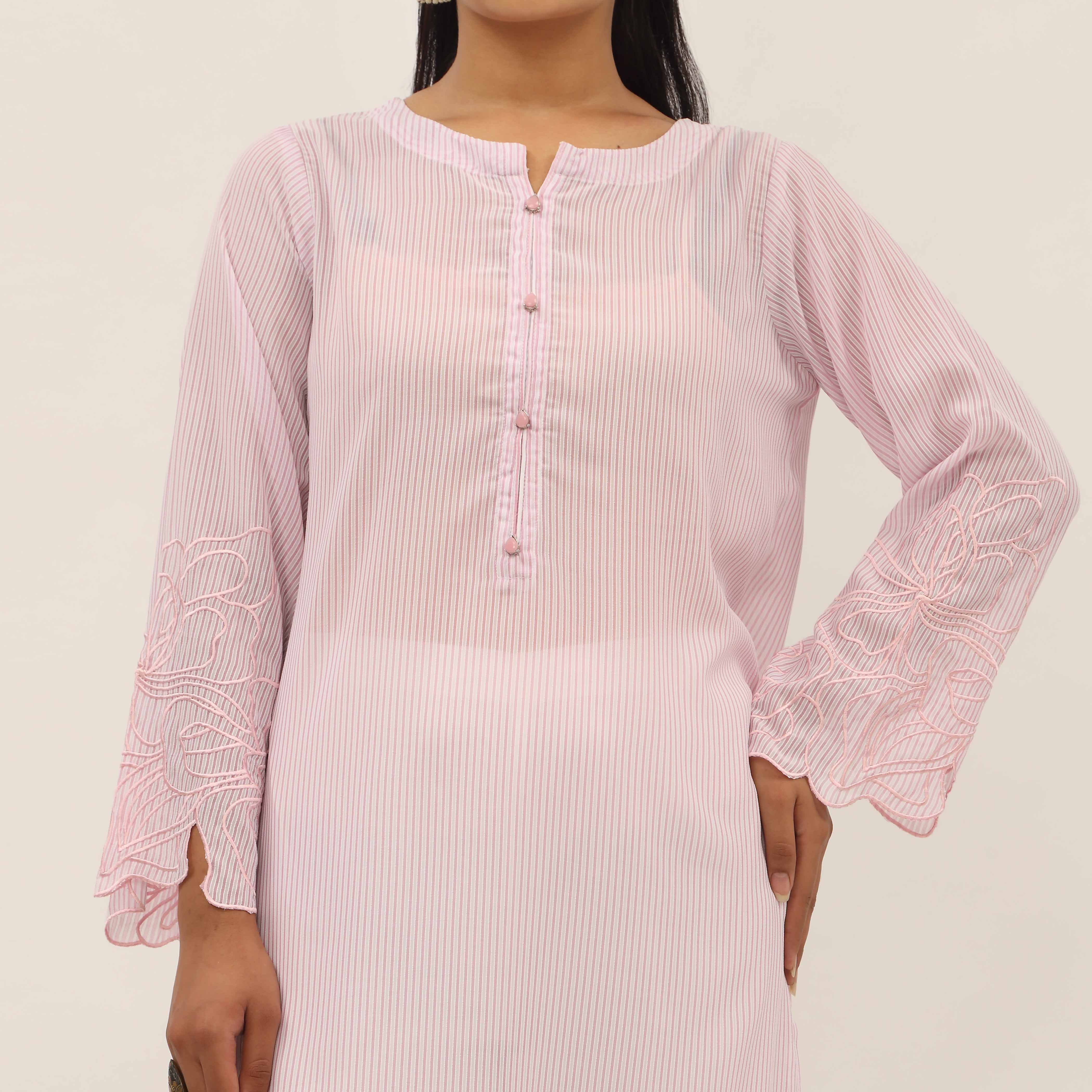 1PC- Yarn Dyed Cotton Mix Shirt PS5308 - Image 2