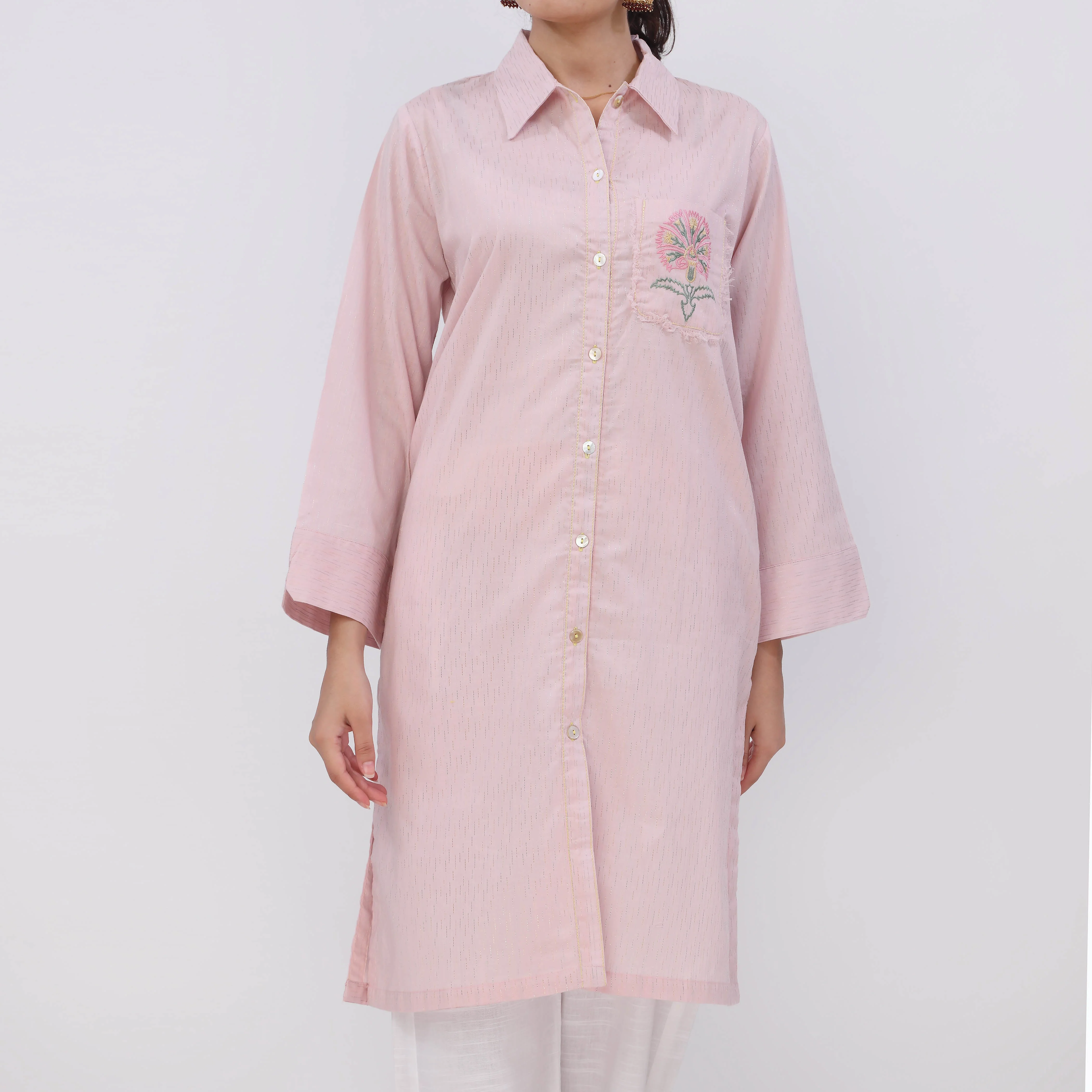 Rosara<br>1 PC Dyed Shirt PS5465 - Image 2
