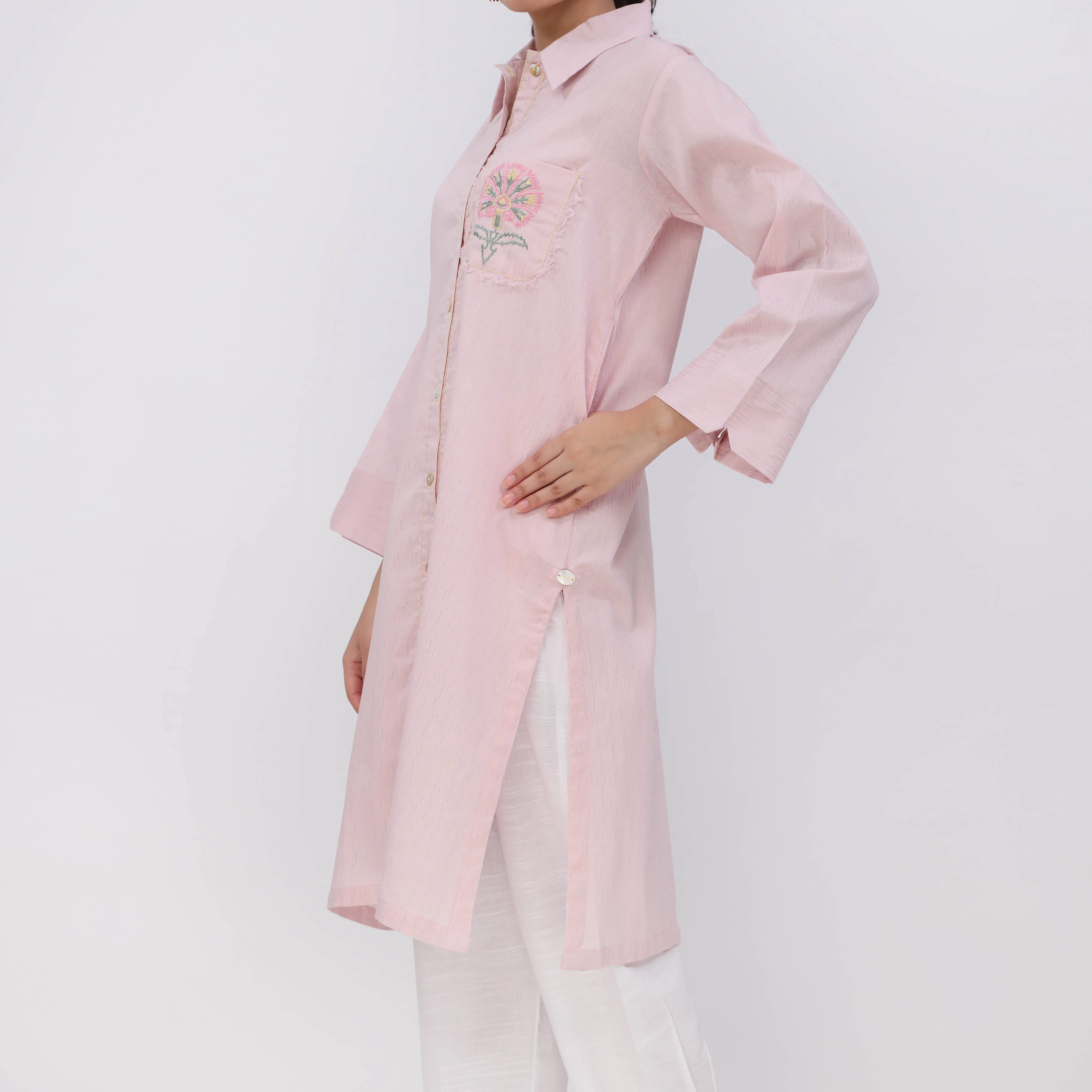 Rosara<br>1 PC Dyed Shirt PS5465 - Image 4