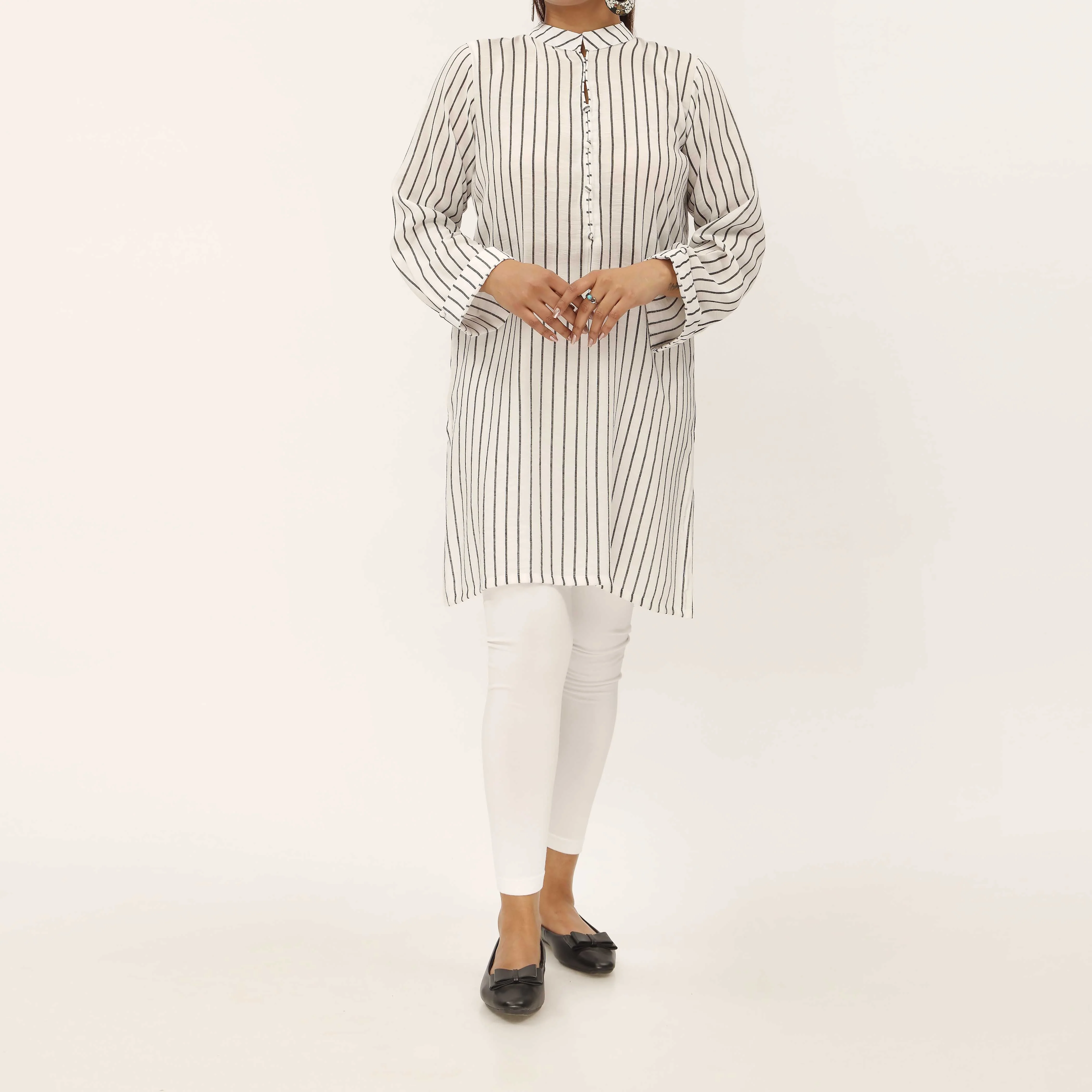 1PC- Yarndyed Poly Cotton Shirt PS5332