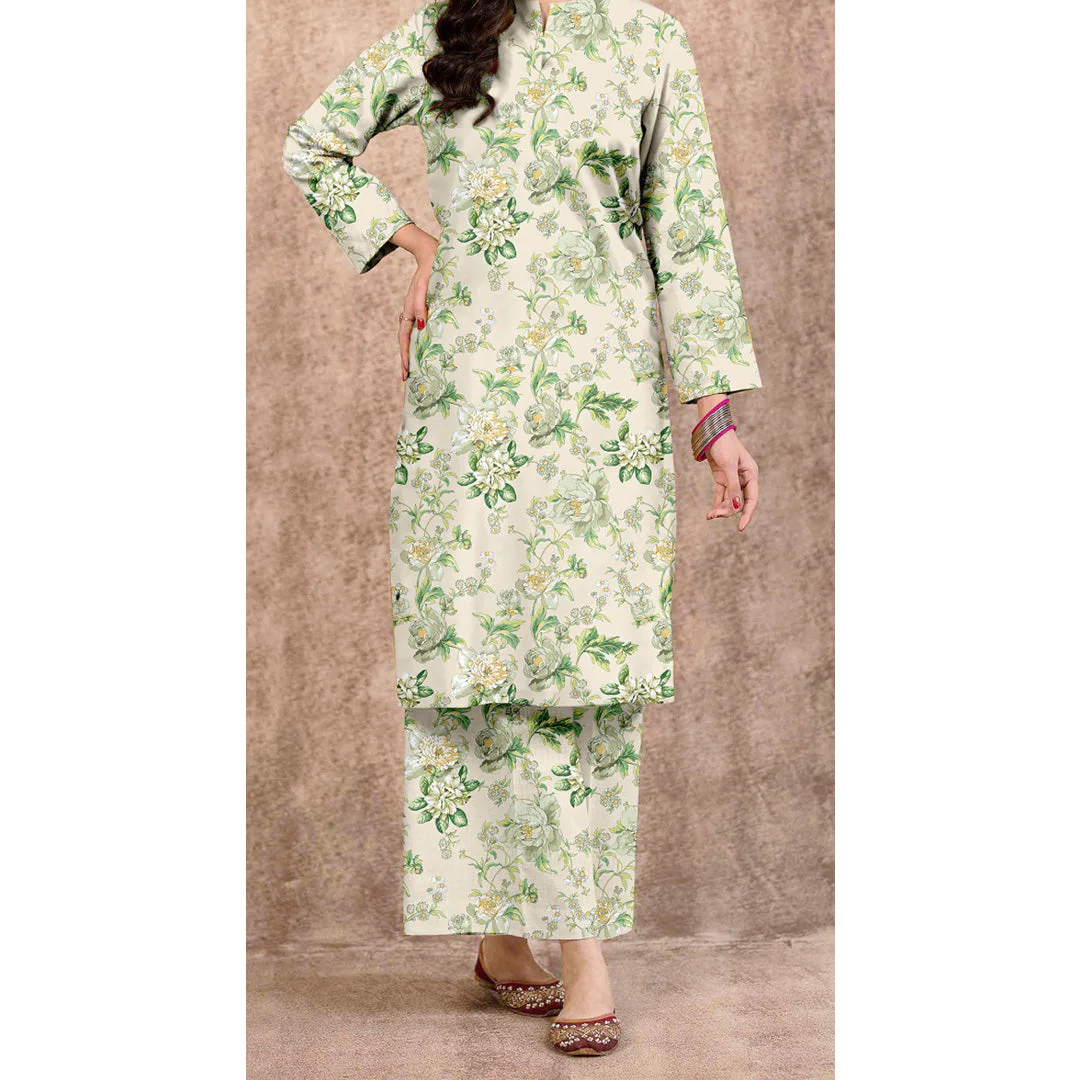 2PC Unstitched Printed Suit US5520 - Image 2