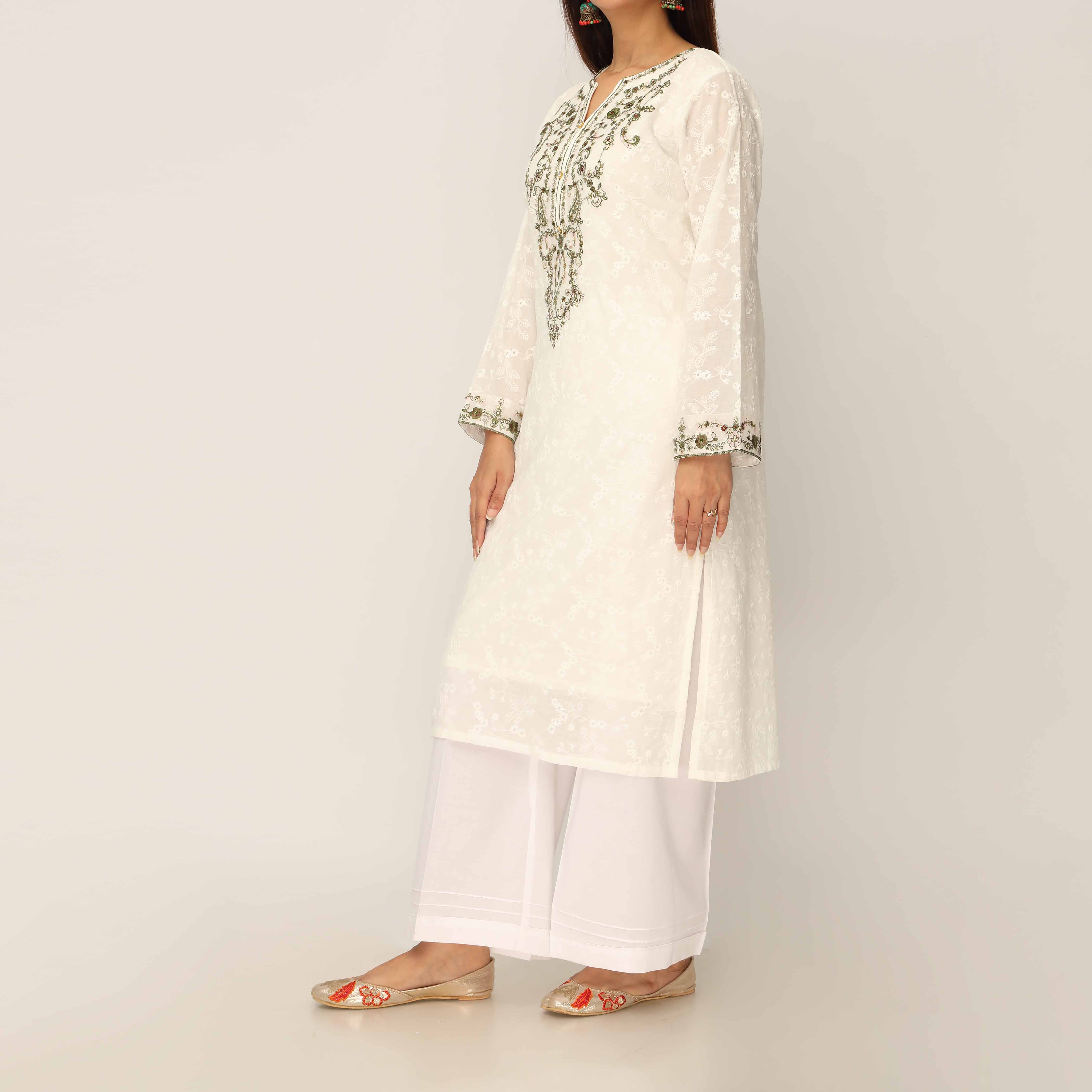 2PC- Chikan Kari Lawn Suit PS5293 - Image 3