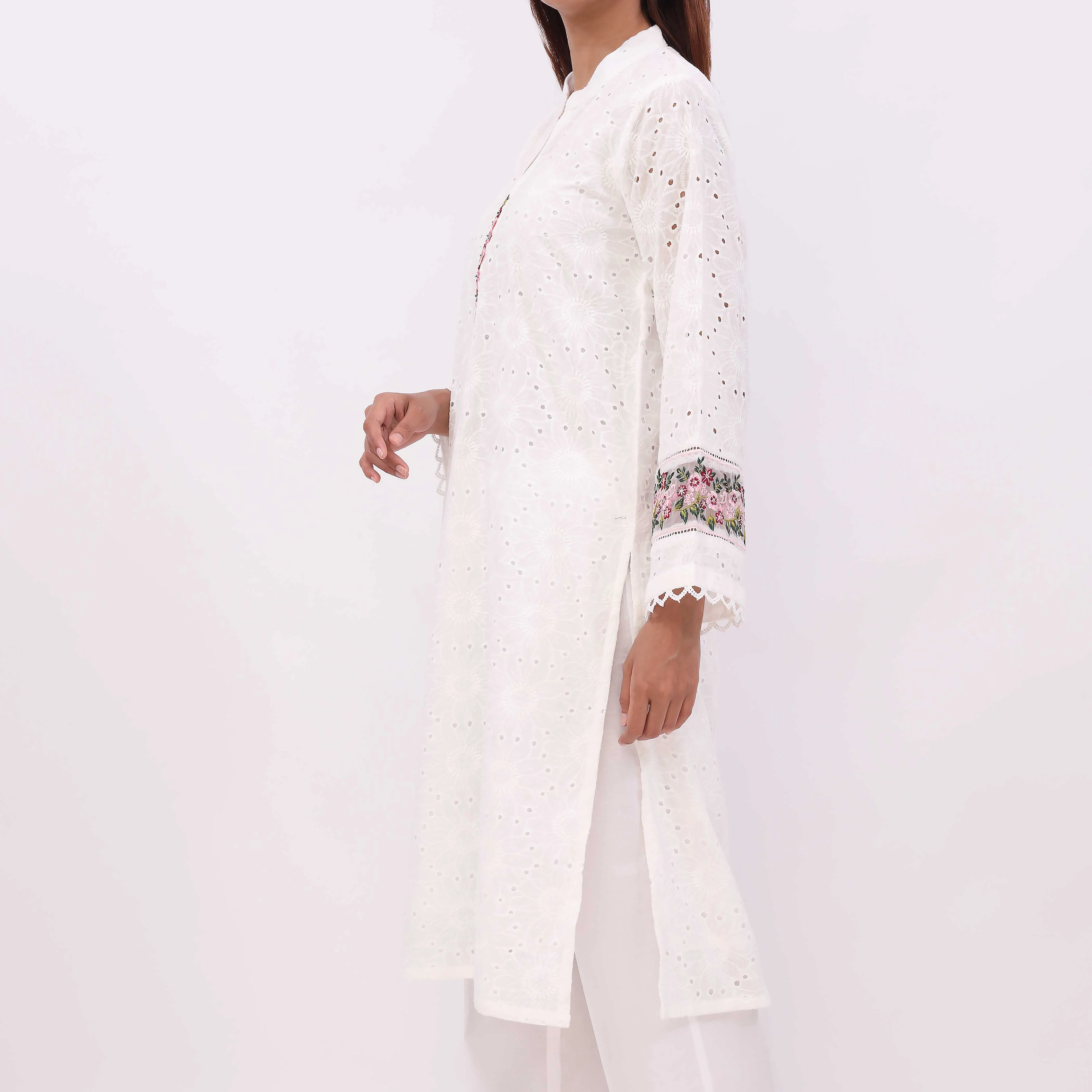 2PC- Chikan Kari Lawn Suit PS5296 - Image 3