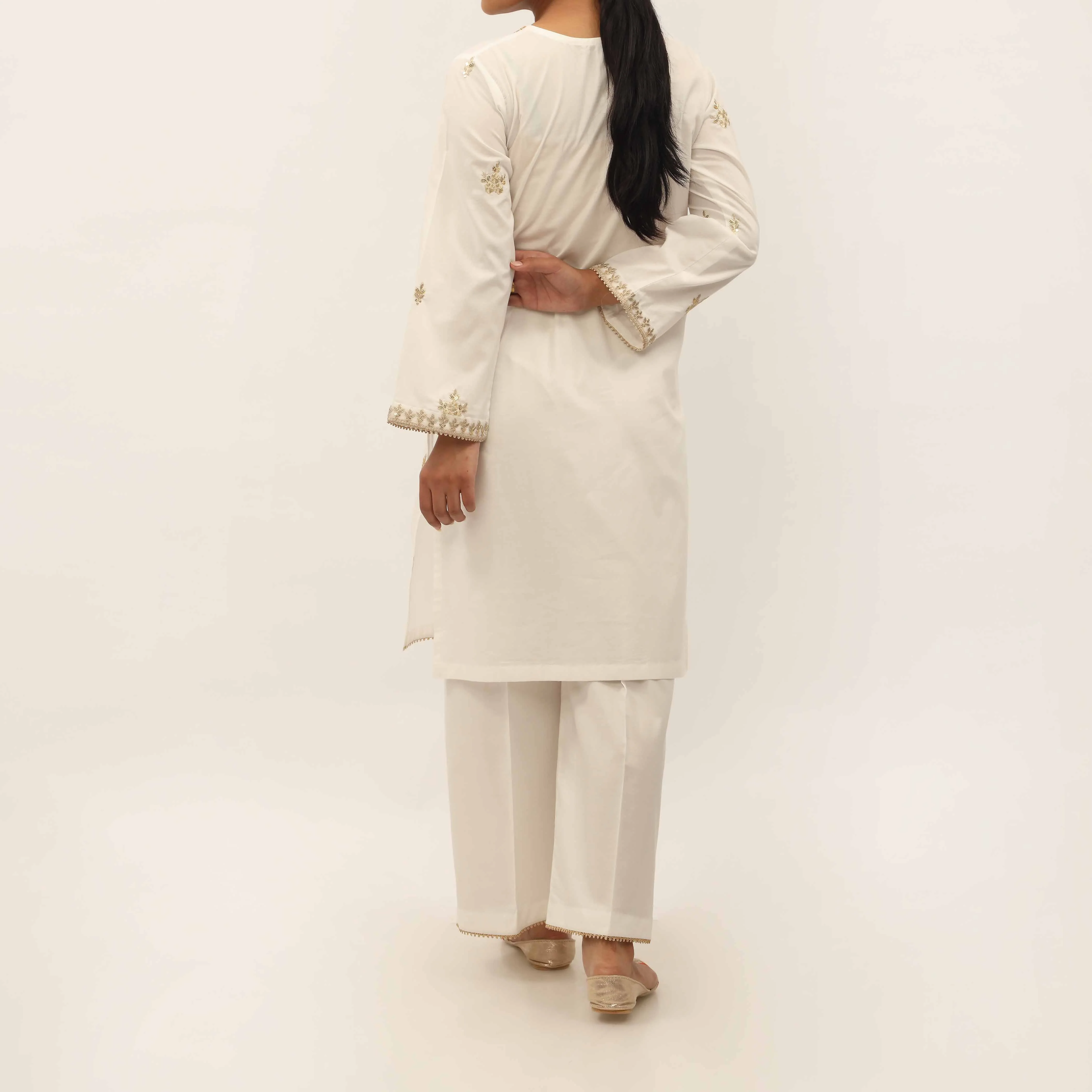 2PC- Cotton Cambric Suit PS5294 - Image 4