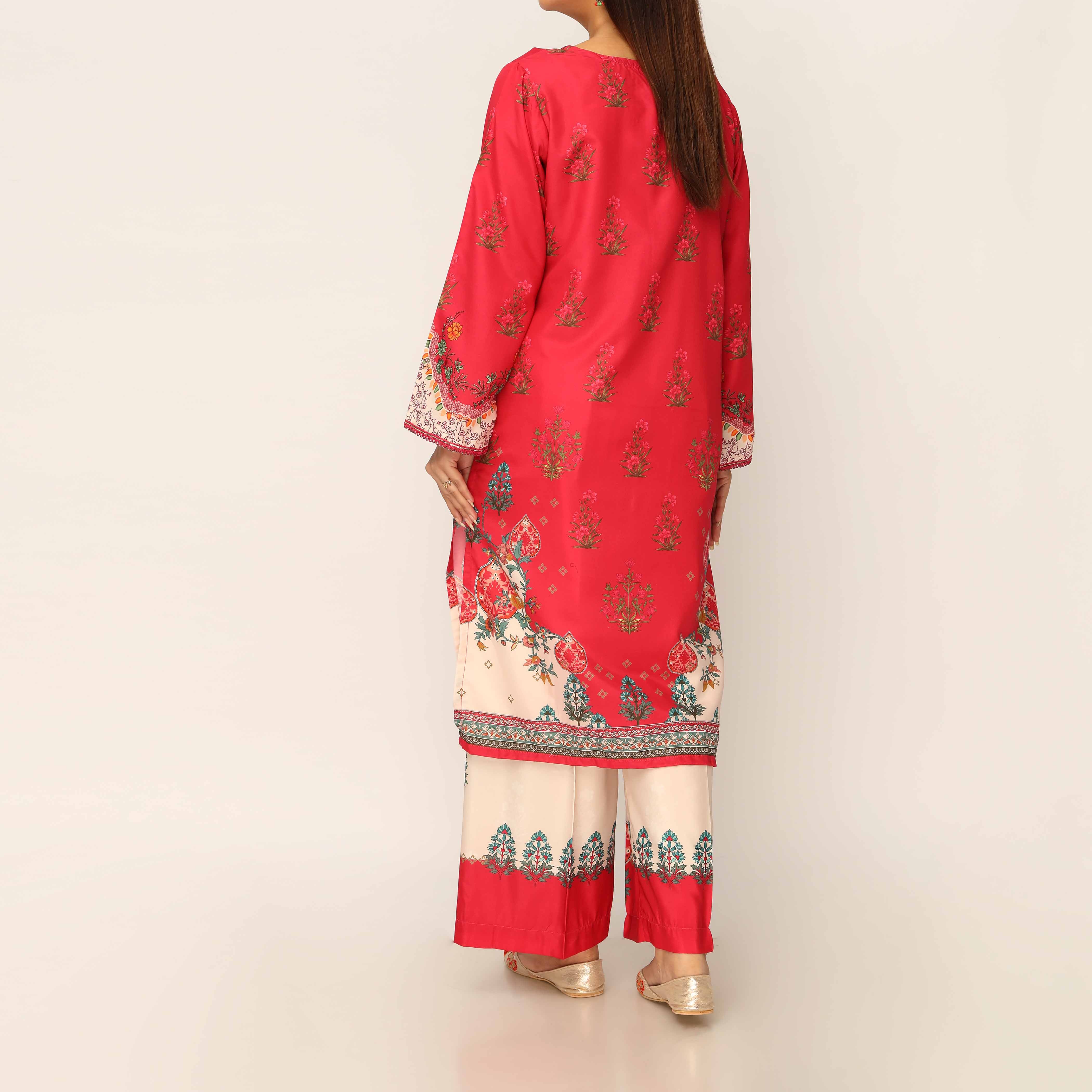 2PC- Digital Printed Cambric Suit PS5302 - Image 5