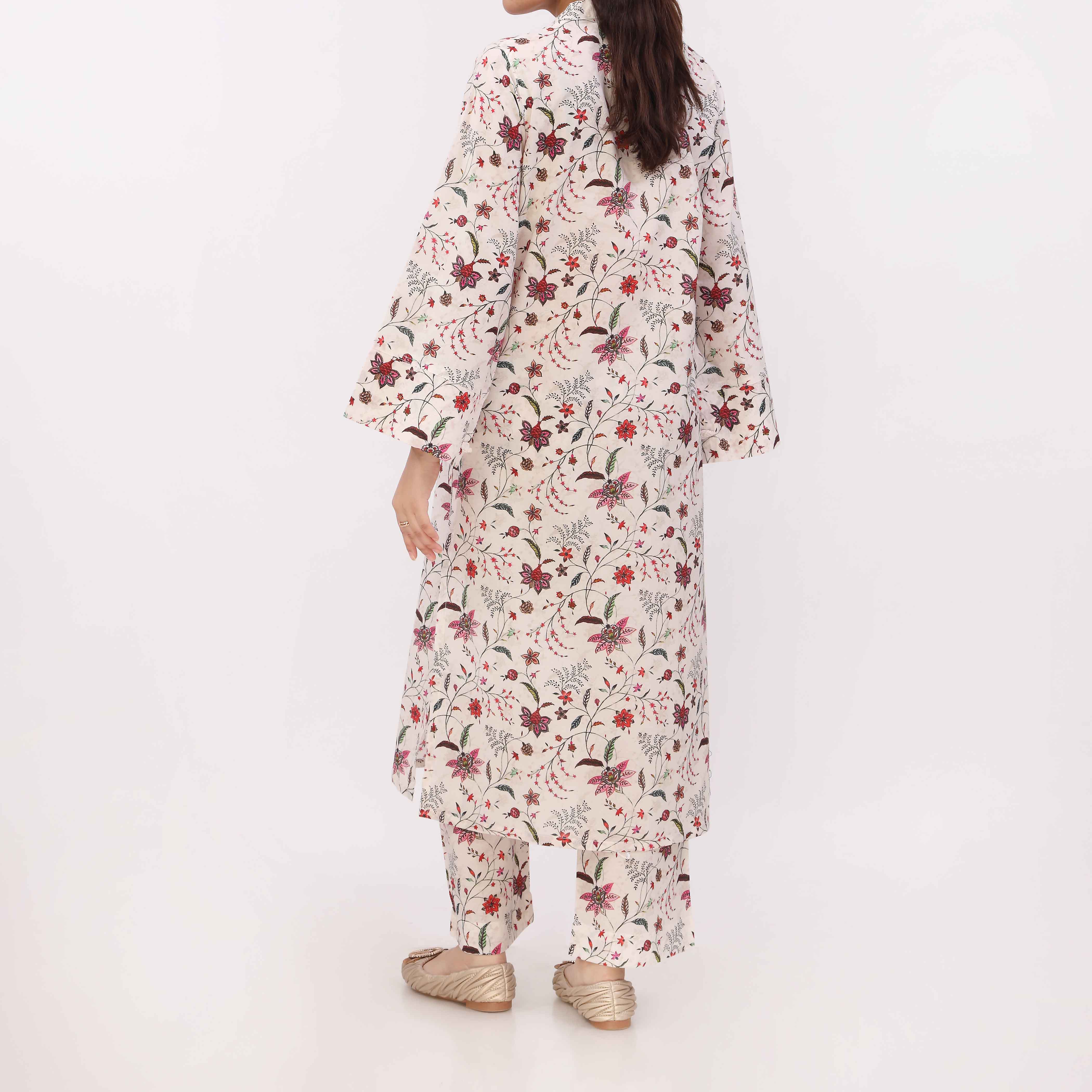 2PC Digital Printed Cotton Cambric Co-Ord Set PW5033 - Image 5