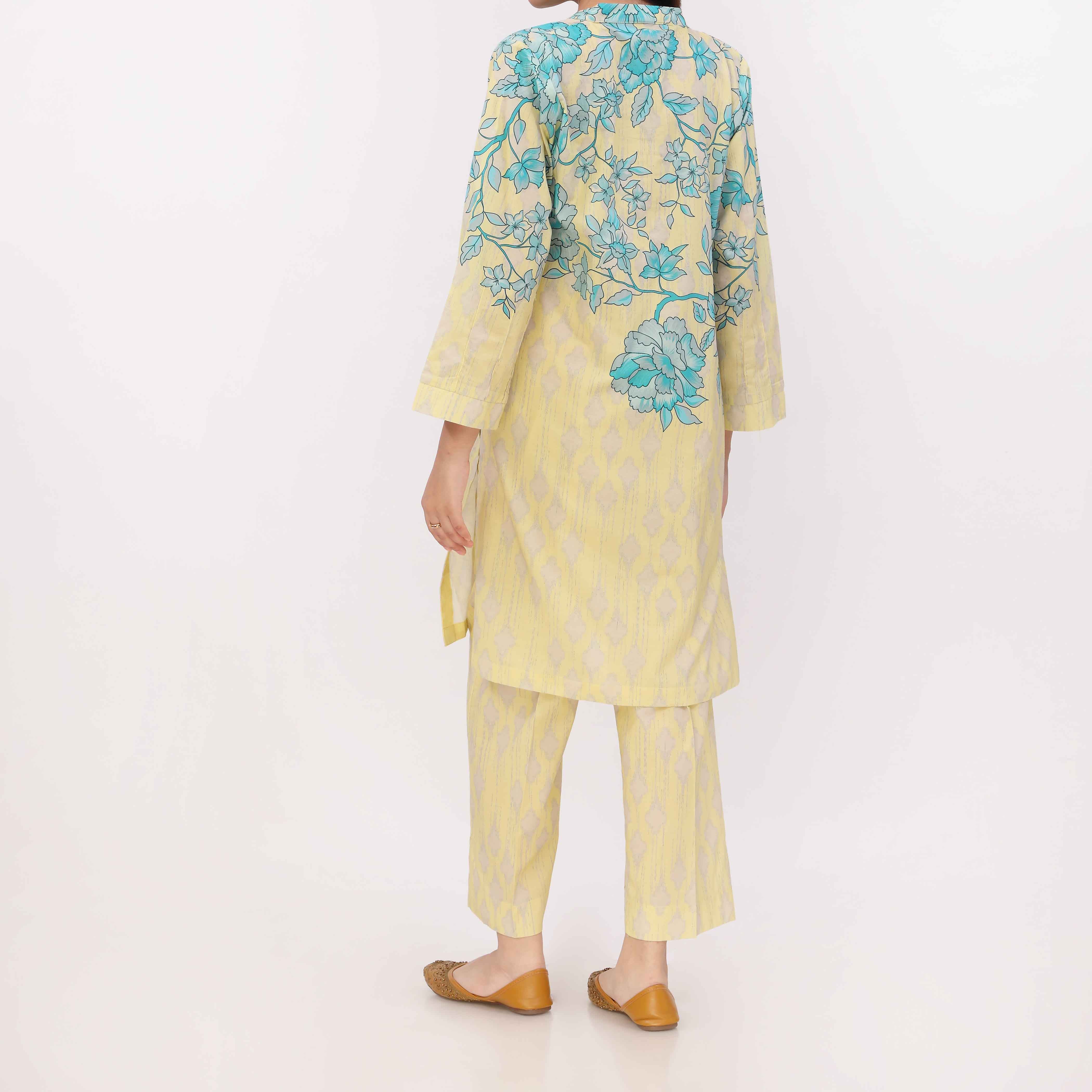 2PC Digital Printed Cotton Cambric Co-Ord Set PW5102 - Image 5
