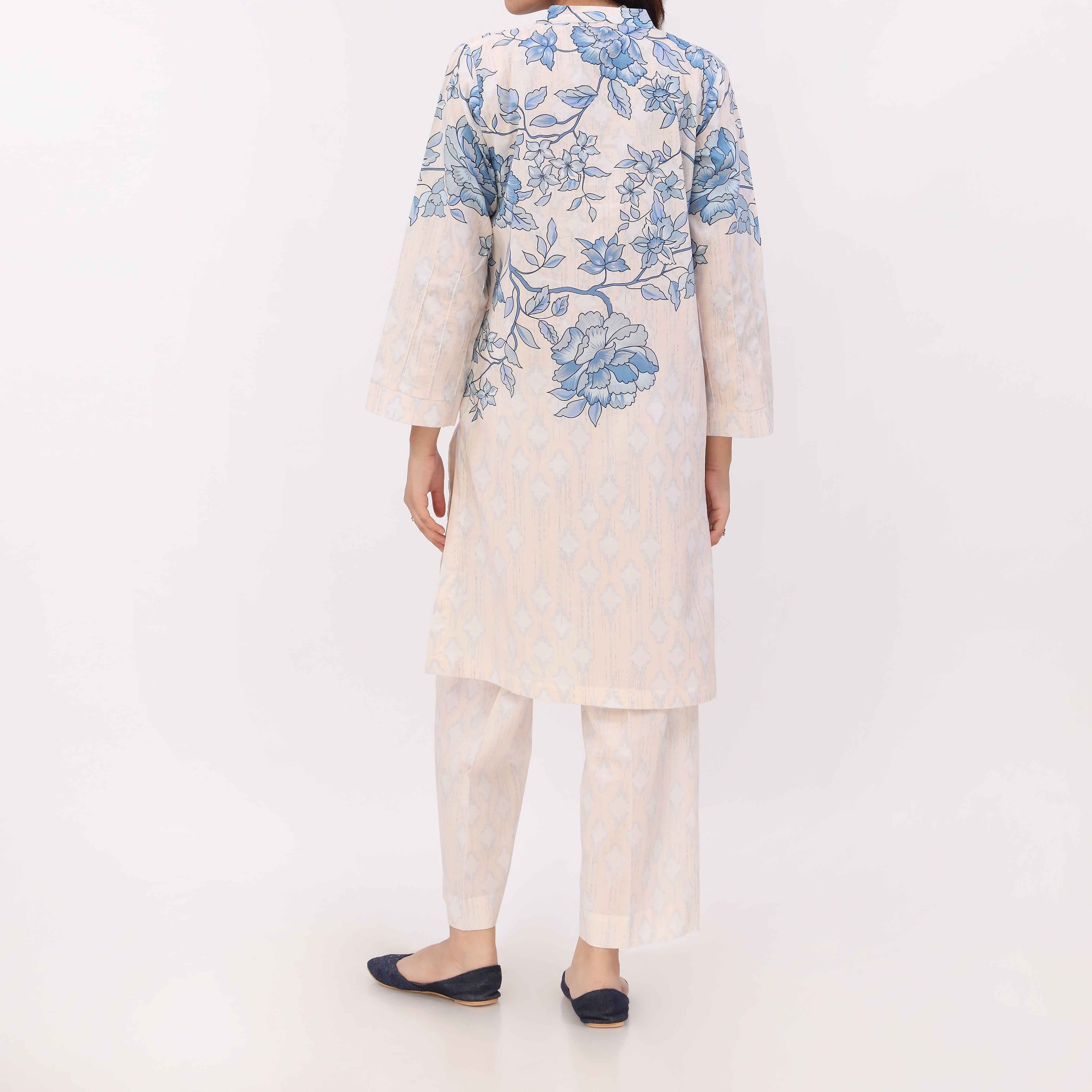 2PC Digital Printed Cotton Cambric Co-Ord Set PW5103 - Image 5