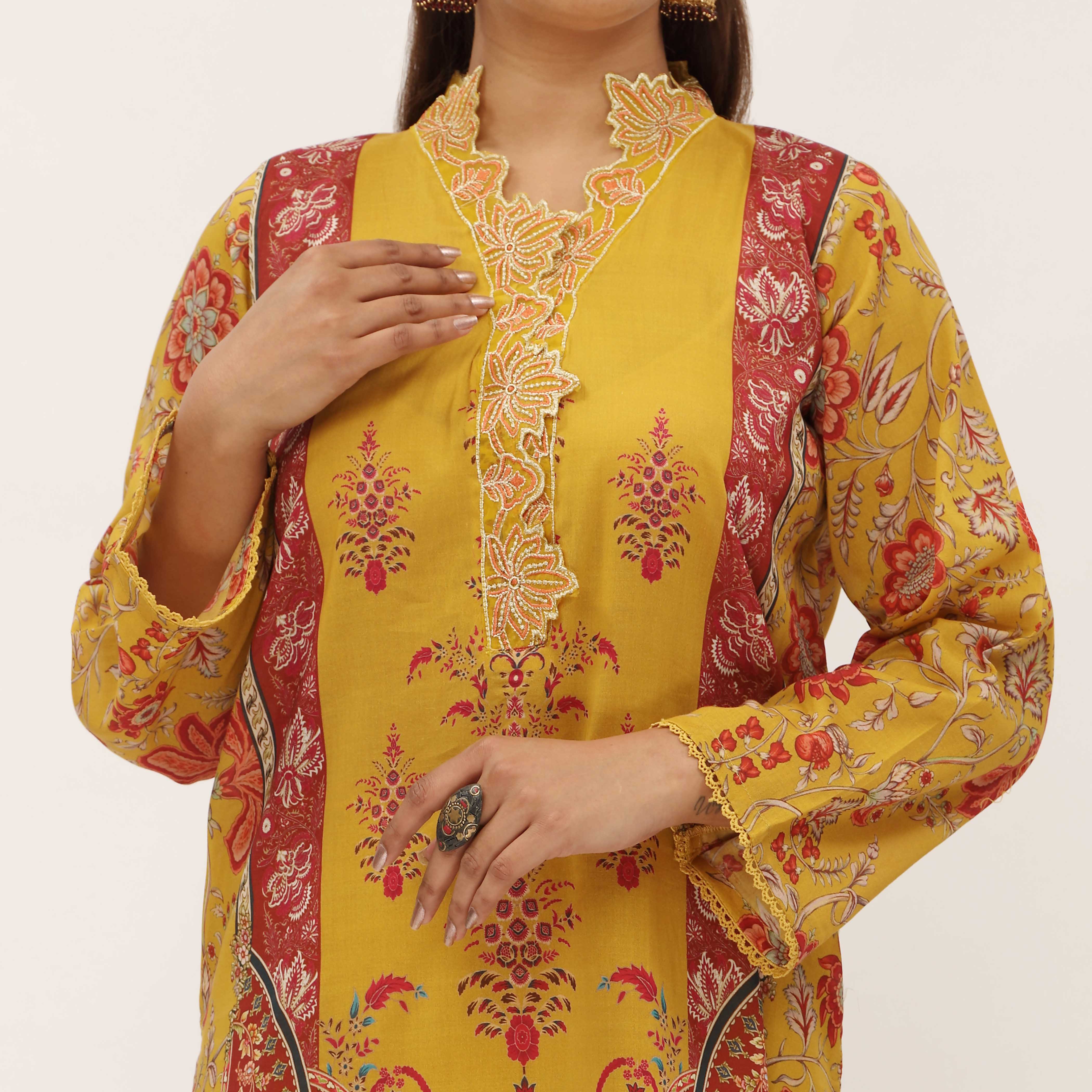 2PC- Digital Printed Lawn Suit PS5319 - Image 3