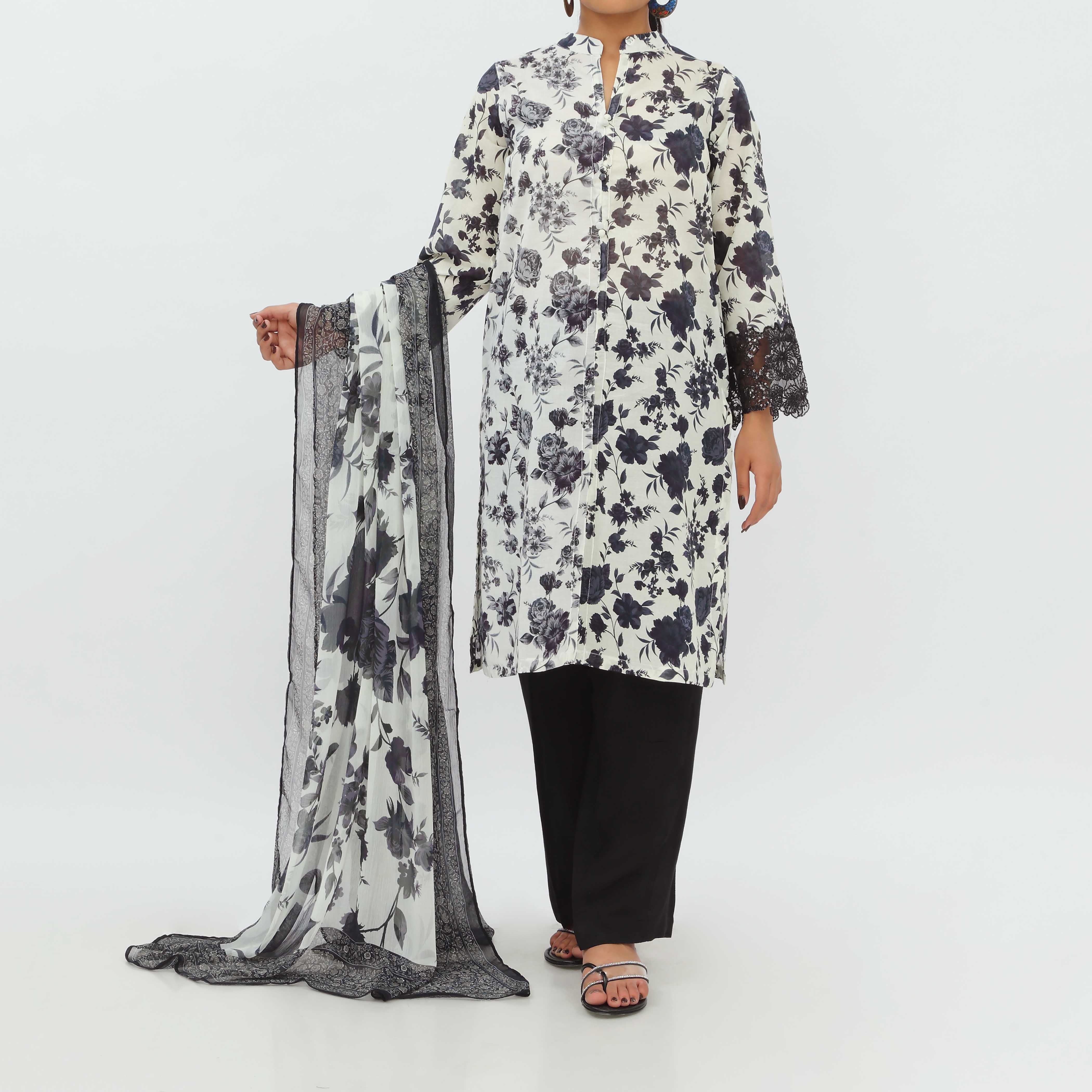 2PC- Digital Printed Lawn Suit PS5367 - Image 2