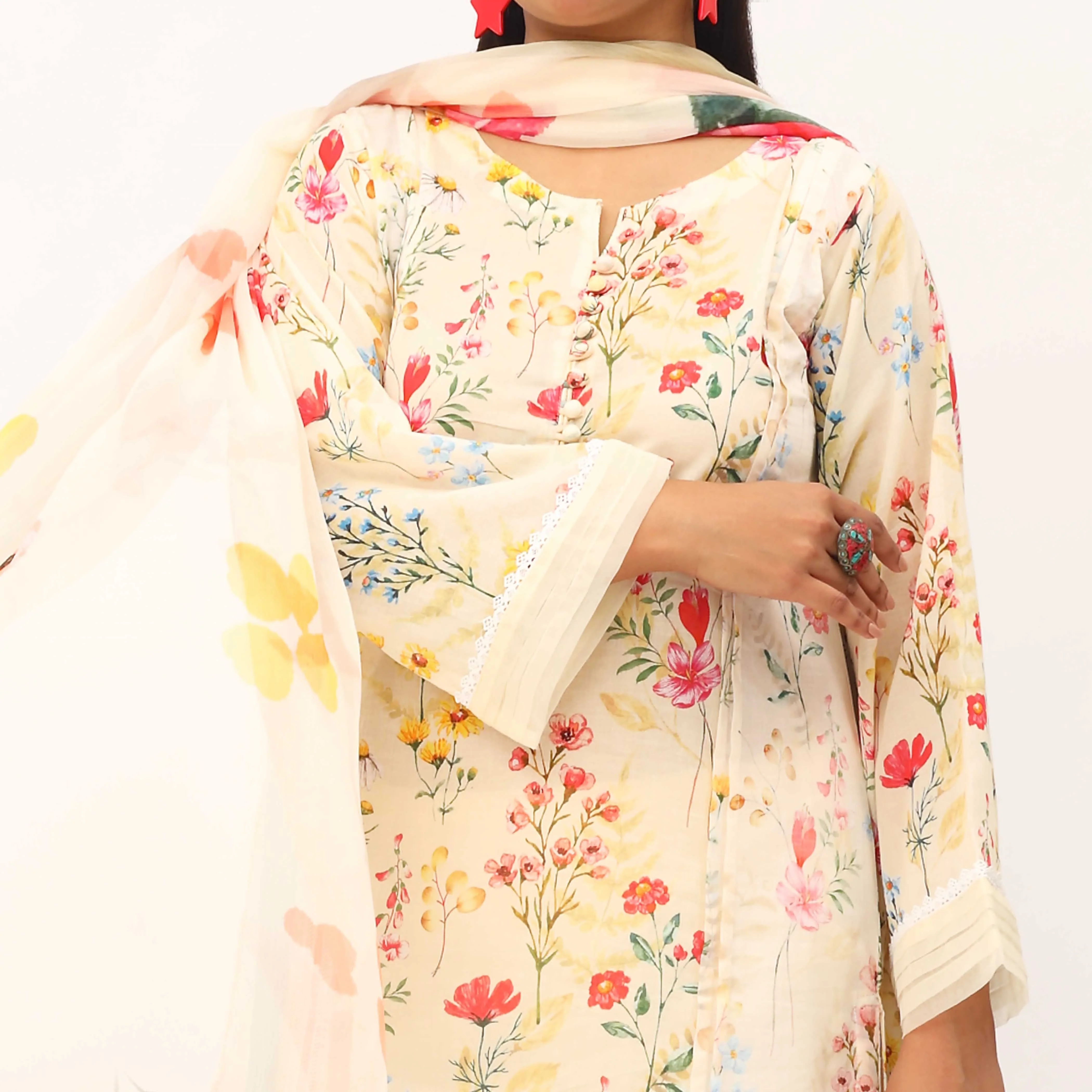 2PC- Digital Printed Lawn Suit PS5383 - Image 2