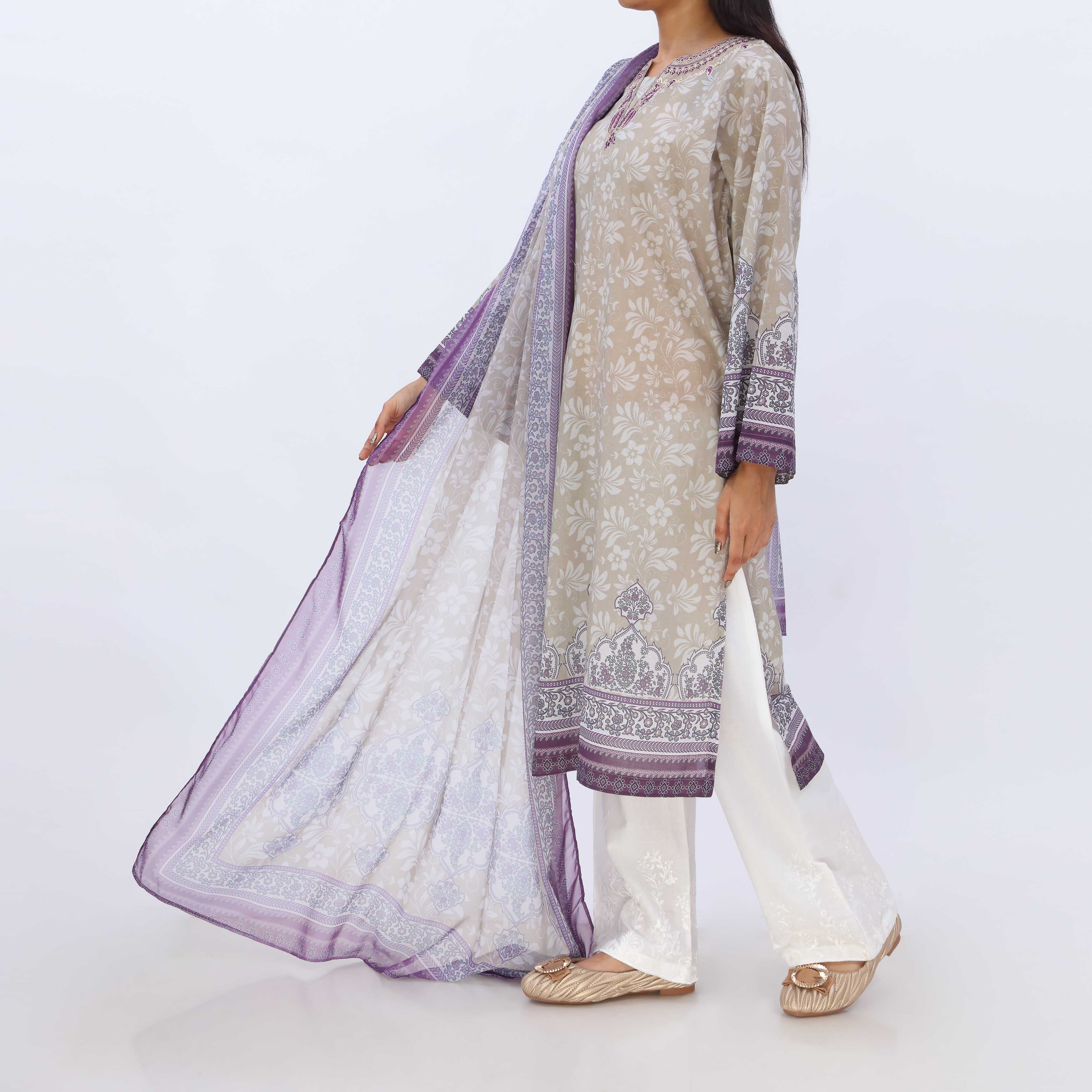 2PC- Digital Printed Lawn Suit PS5440 - Image 4