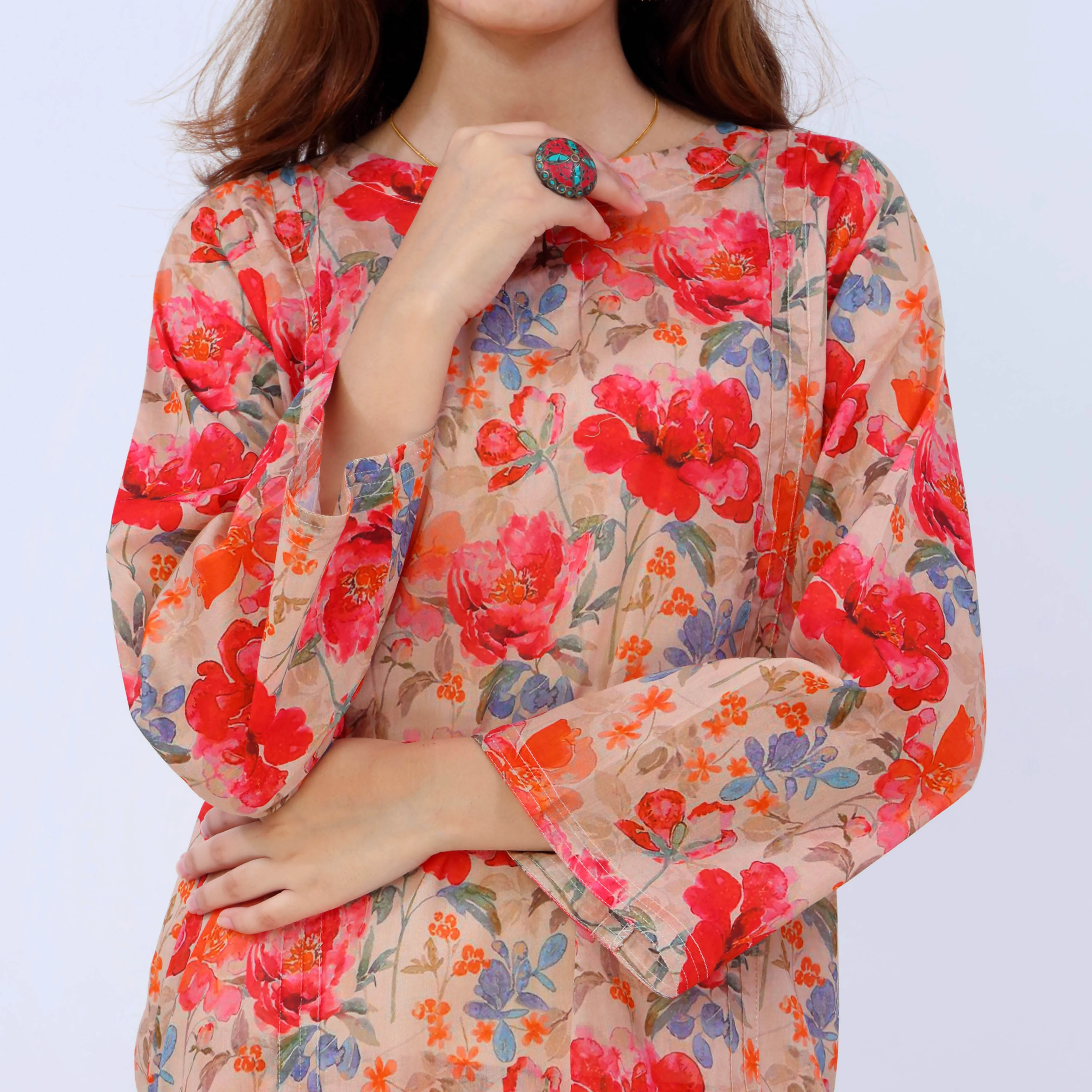 2PC- Digital Printed Lawn Suit PS5455 - Image 2