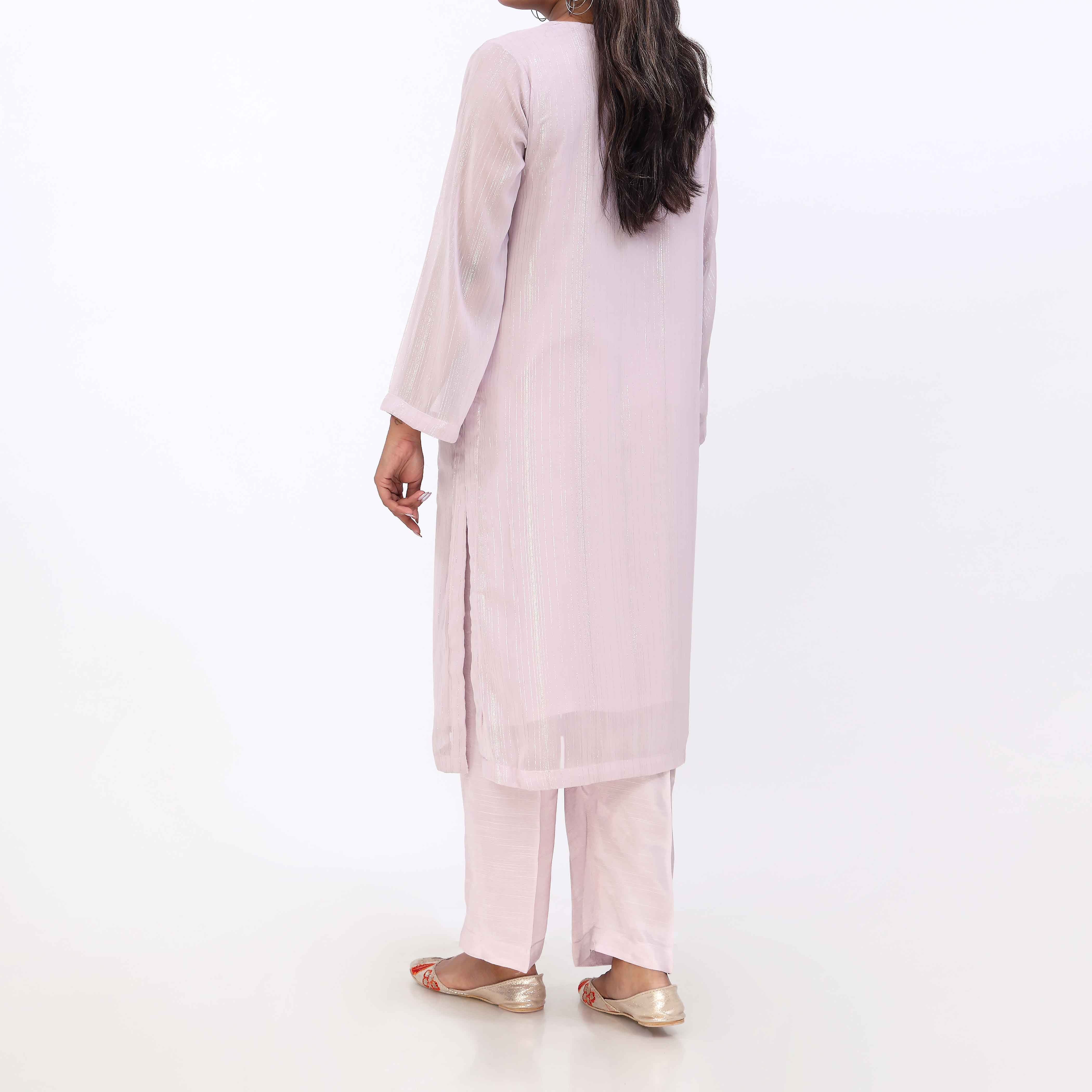 OPULENT<br>2 PC Embroidered Suit PS5372 - Image 4