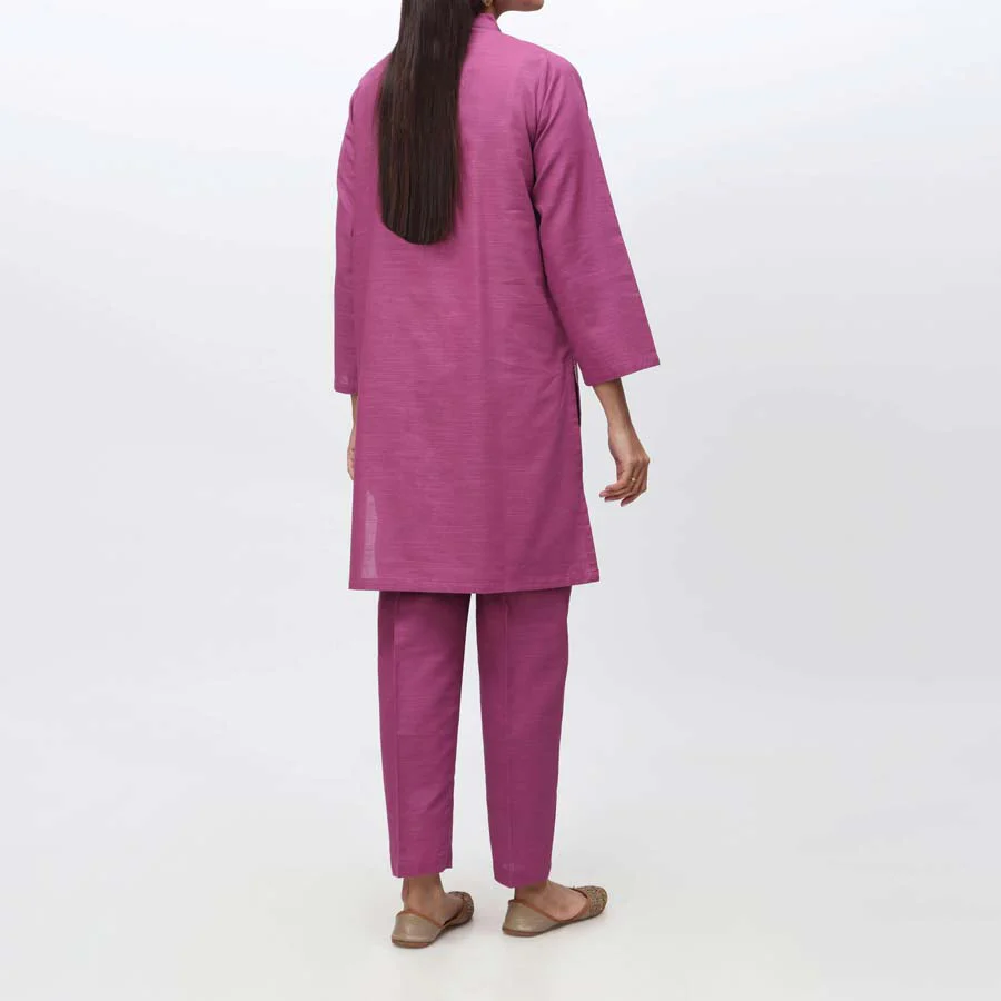 2PC- Embroidered Khaddar Suit PW3043 - Image 3