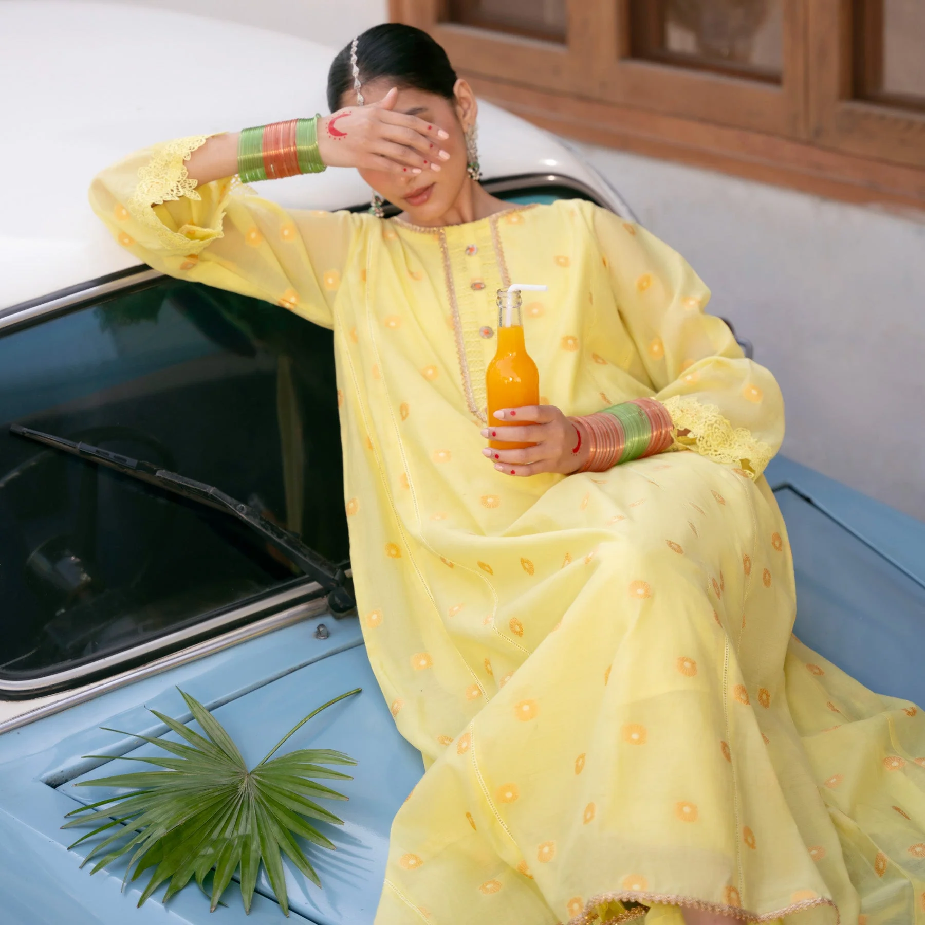 2PC- Jaquard Lawn Suit PS5029 - Image 2