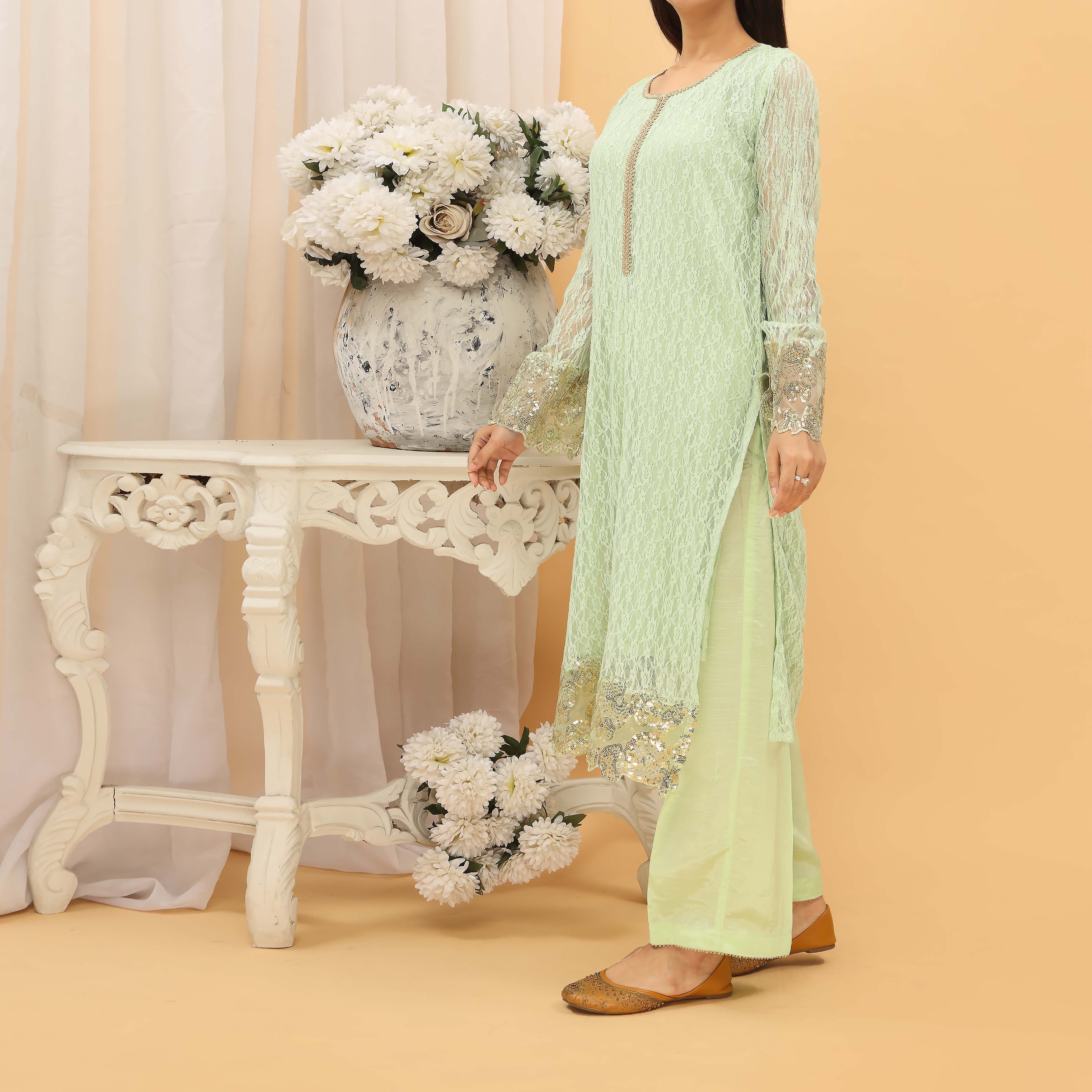 2PC- Lace Net Suit PS4959 - Image 2