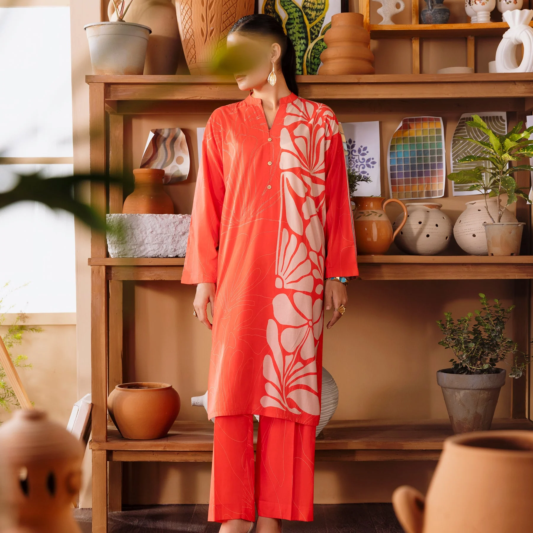Azahar<br>2 PC Printed Suit PW5081 - Image 4