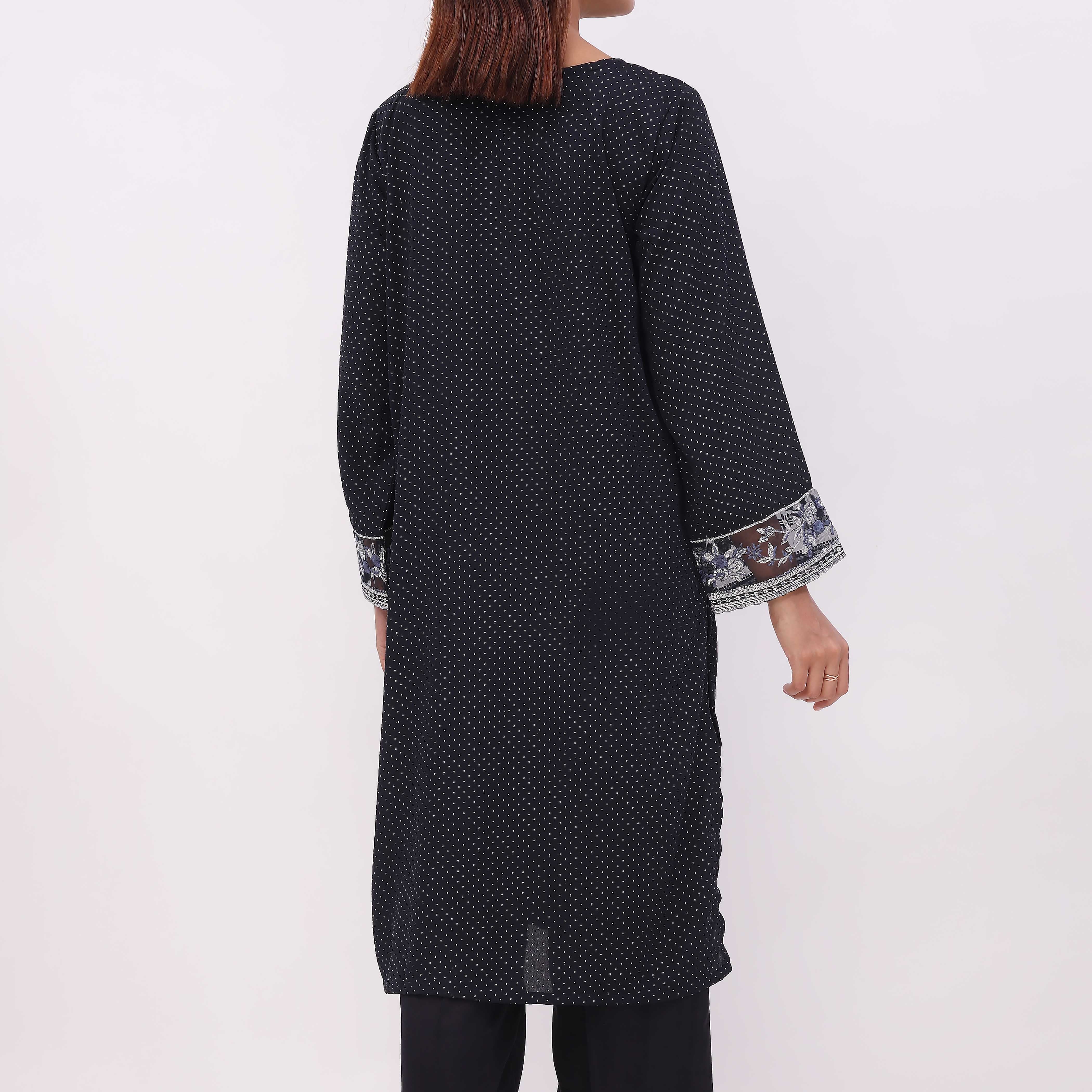 2PC- Printed Grip Silk Suit PS5338 - Image 2