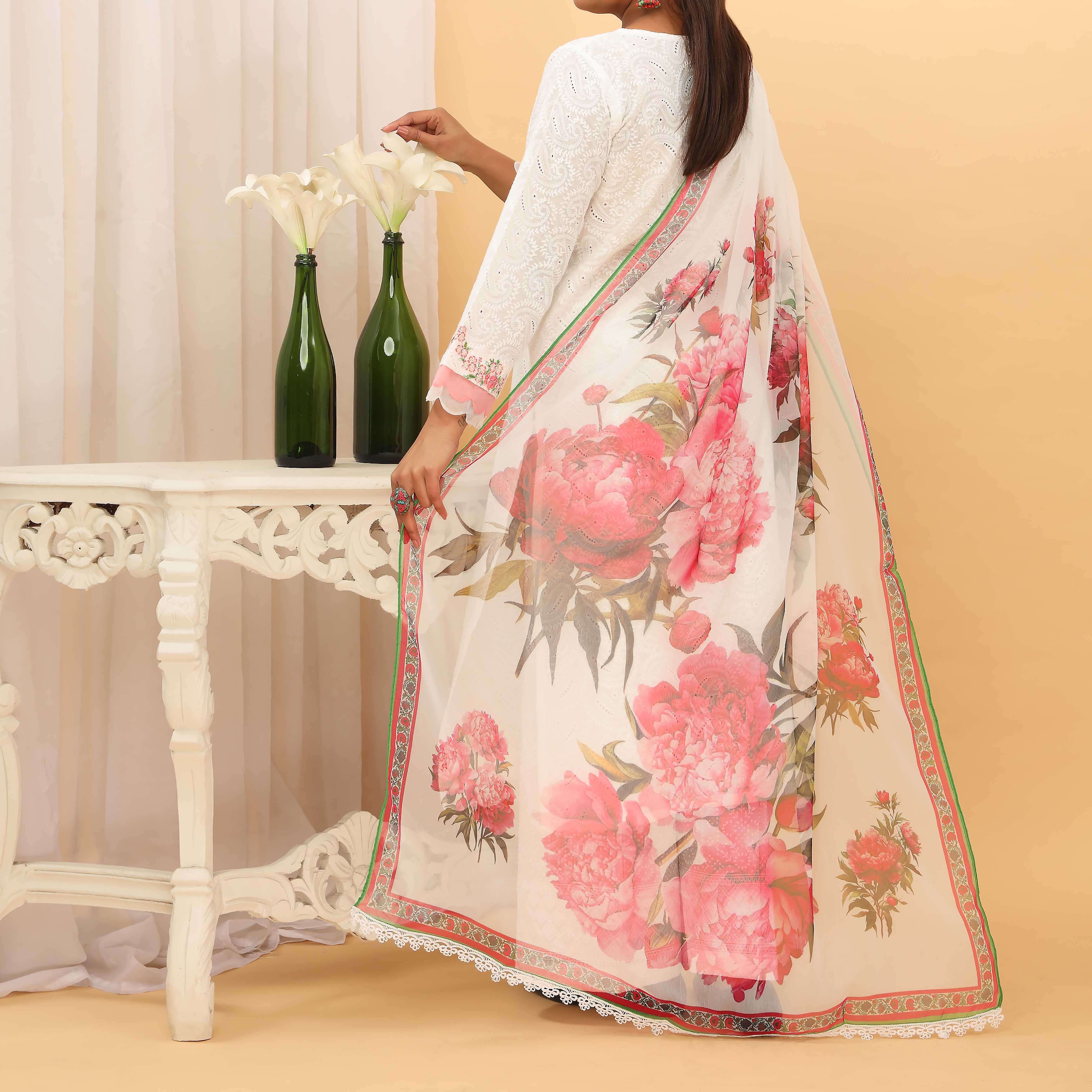 2PC- Schifili Chikan kari Suit PS5040 - Image 3