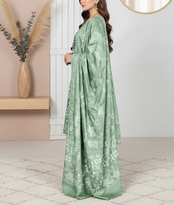 3PC Unstitched Embroidered Suit US5507 - Image 4
