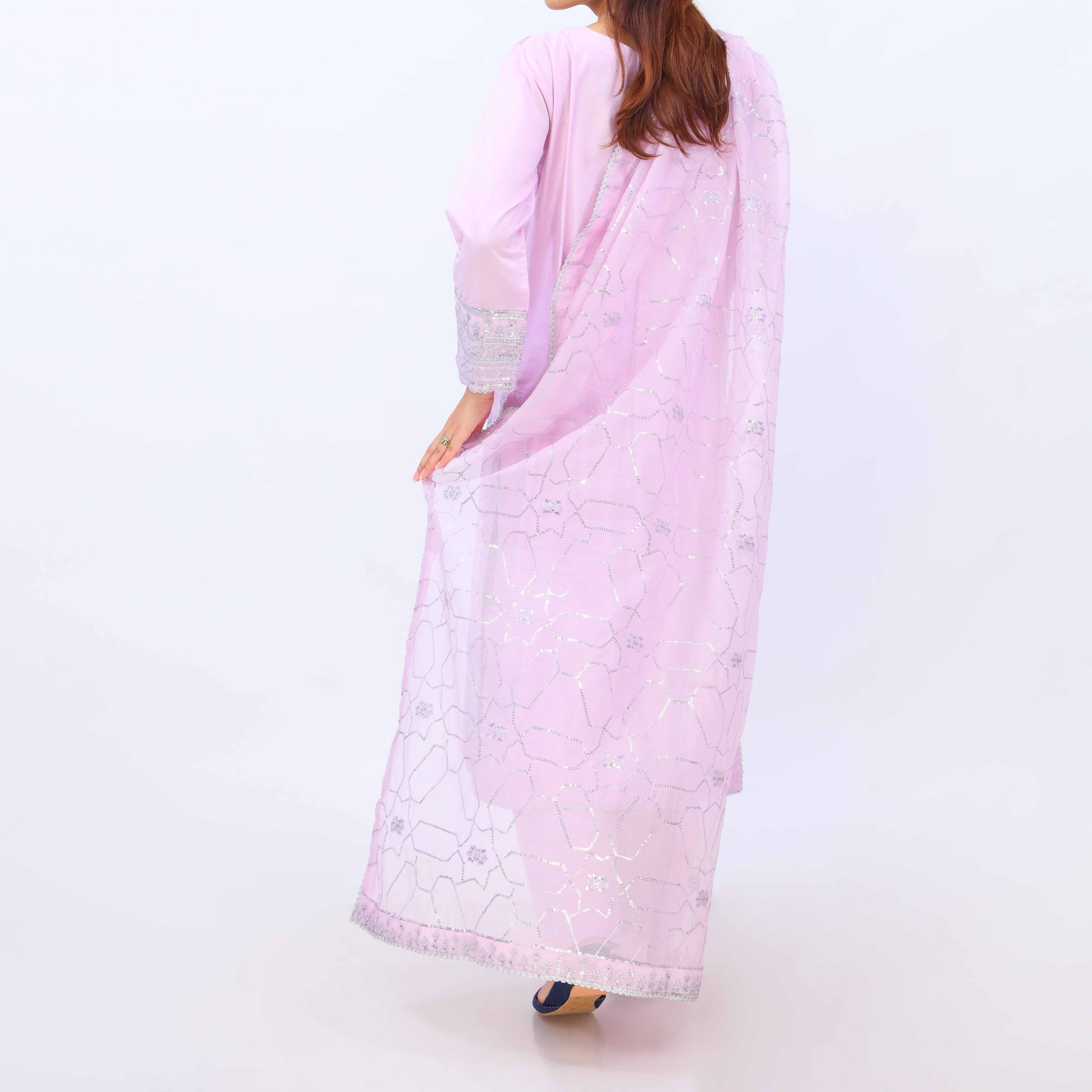 3 PC- Viscose Embellished Suit PF5088 - Image 4