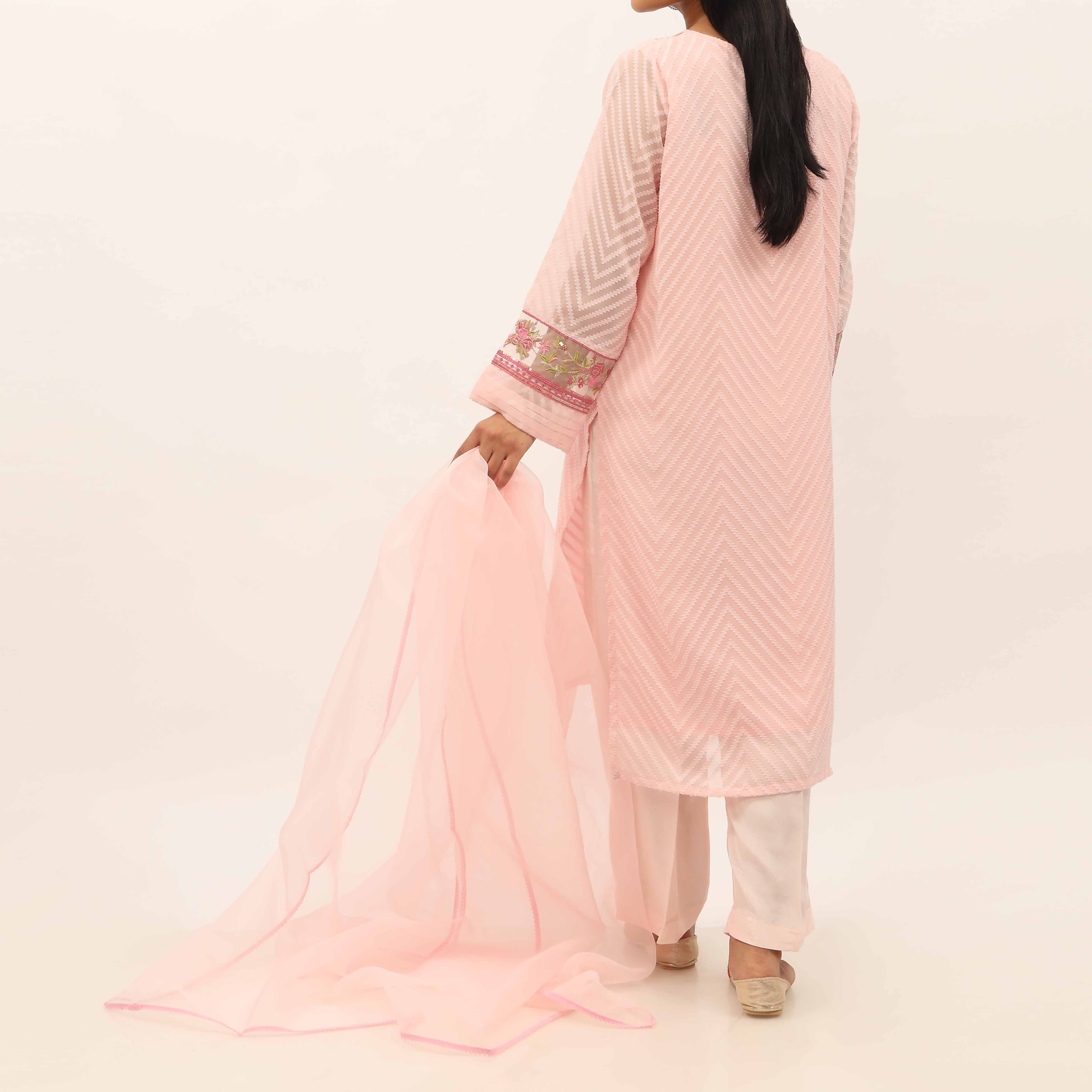 3PC- Broshia Chiffon Suit PS5303 - Image 5