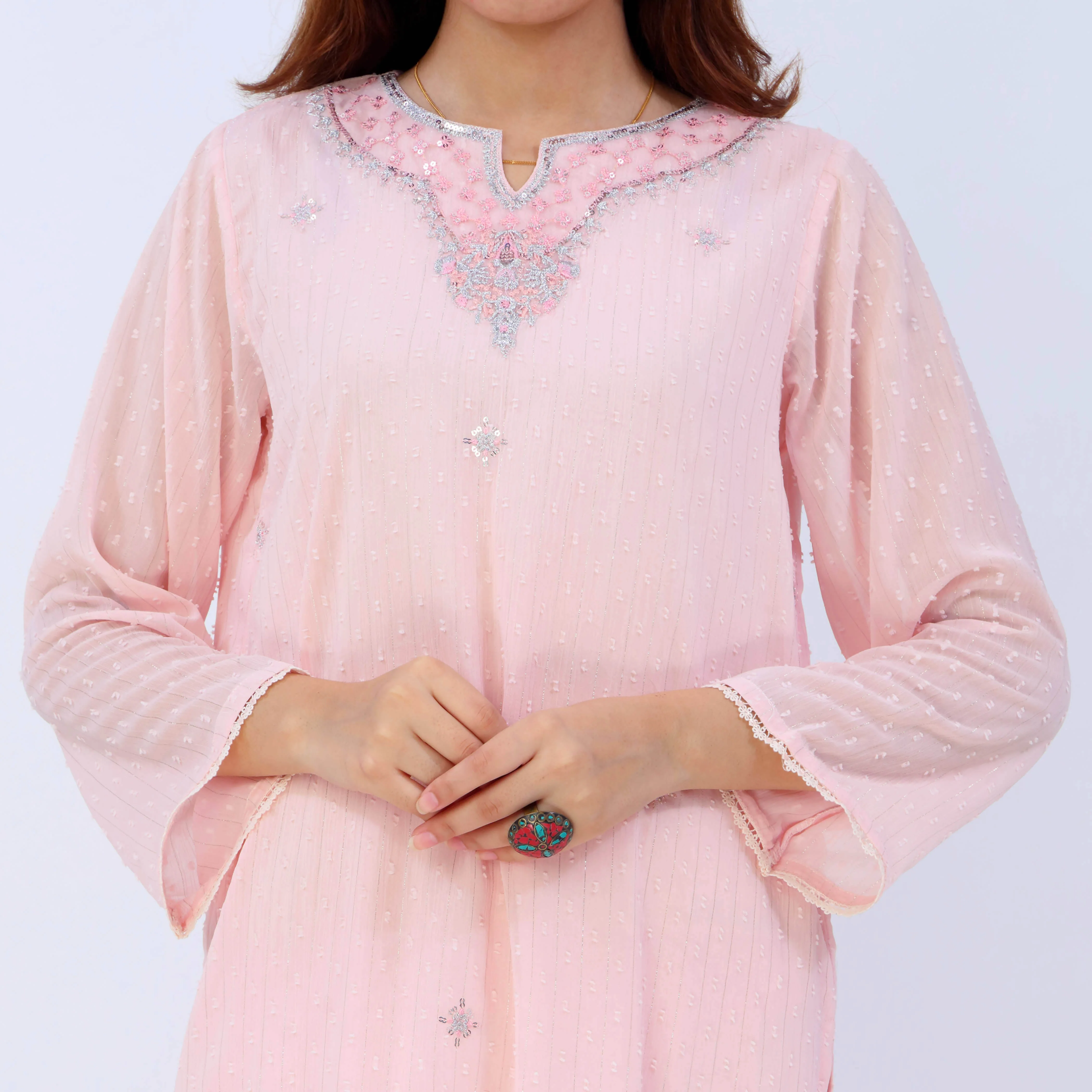 3PC- Broshia Chiffon Suit PS5341 - Image 3