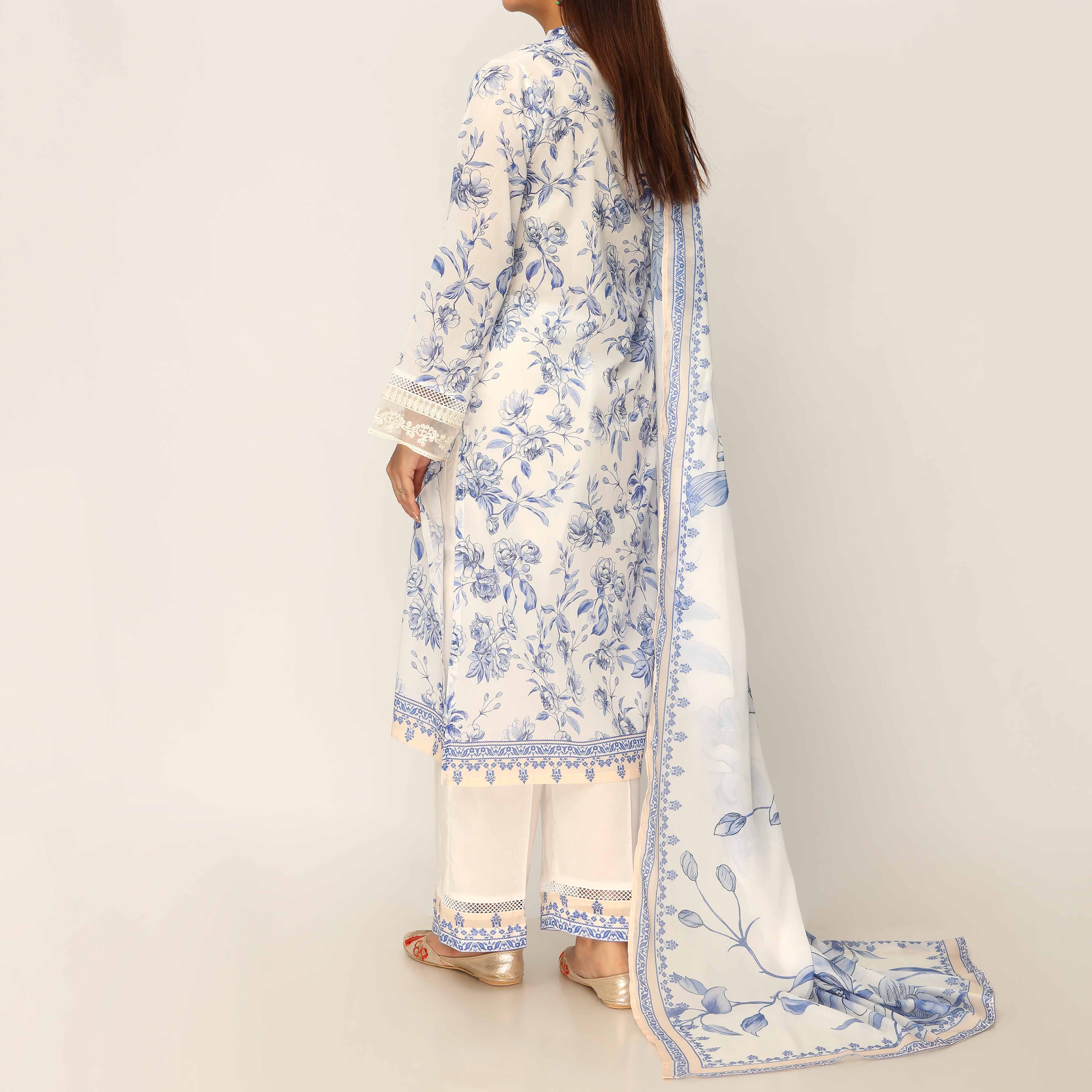 3PC- Digital Printed Lawn Suit PS5158 - Image 4