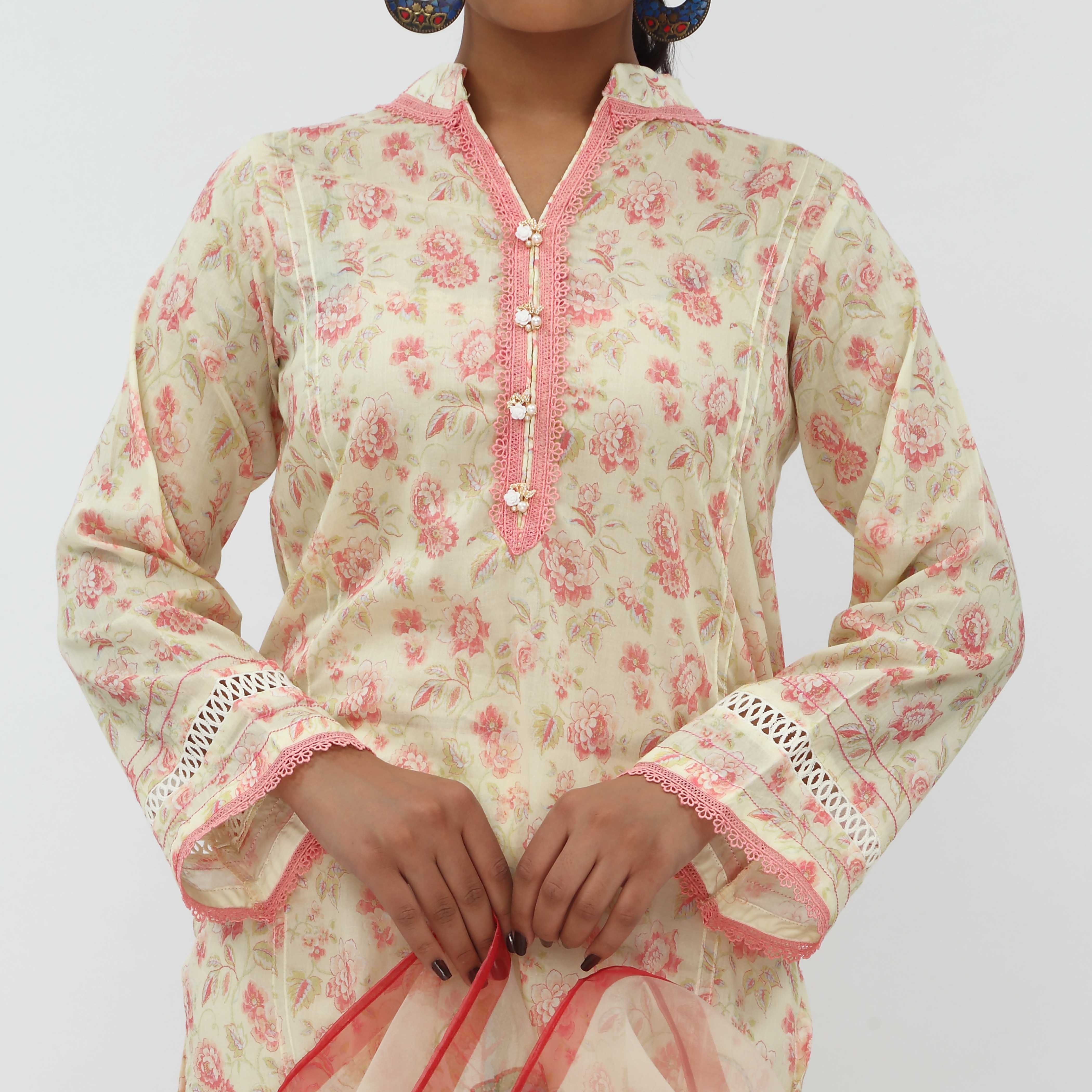 3PC- Digital Printed Lawn Suit PS5177 - Image 4