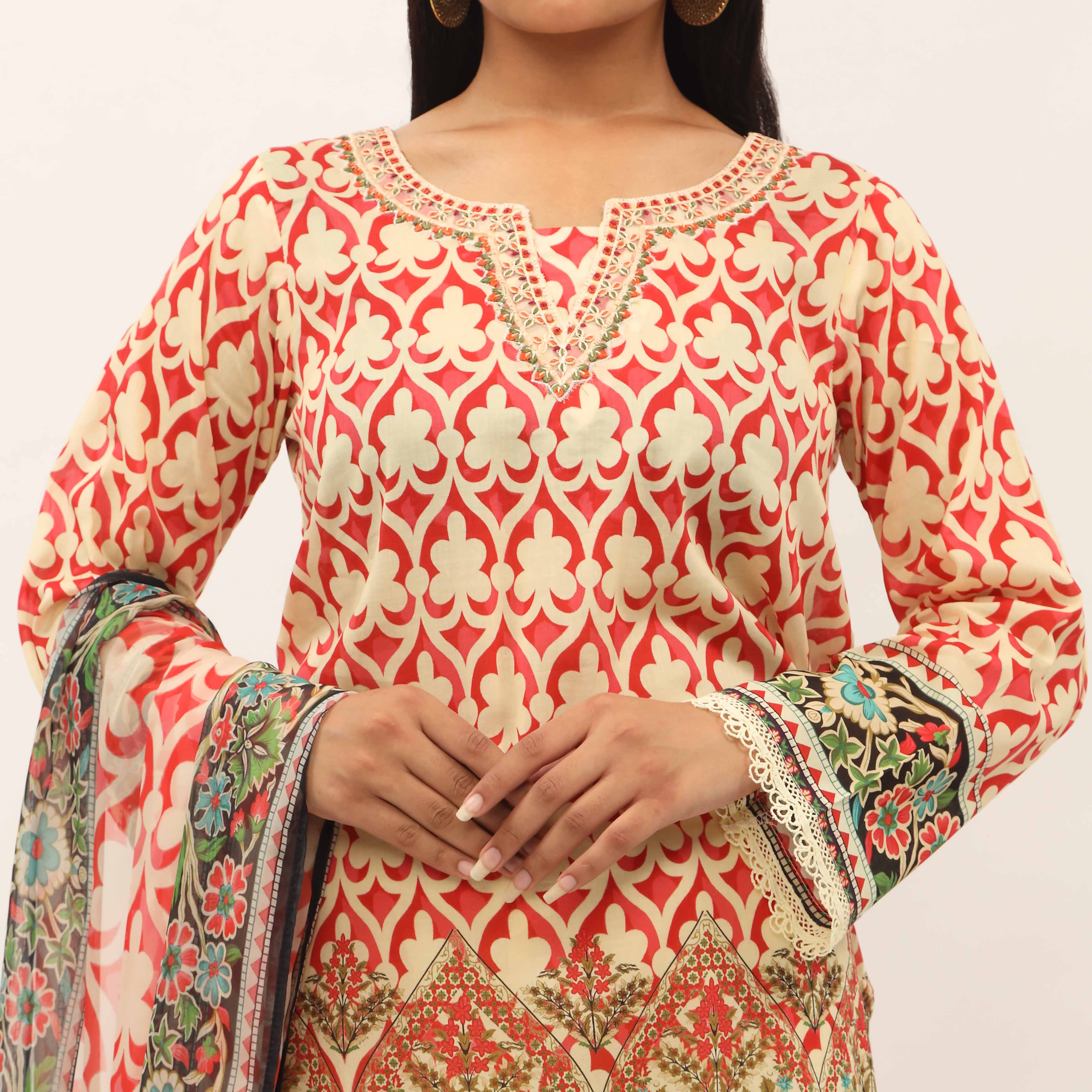 3PC- Digital Printed Lawn Suit PS5311 - Image 3