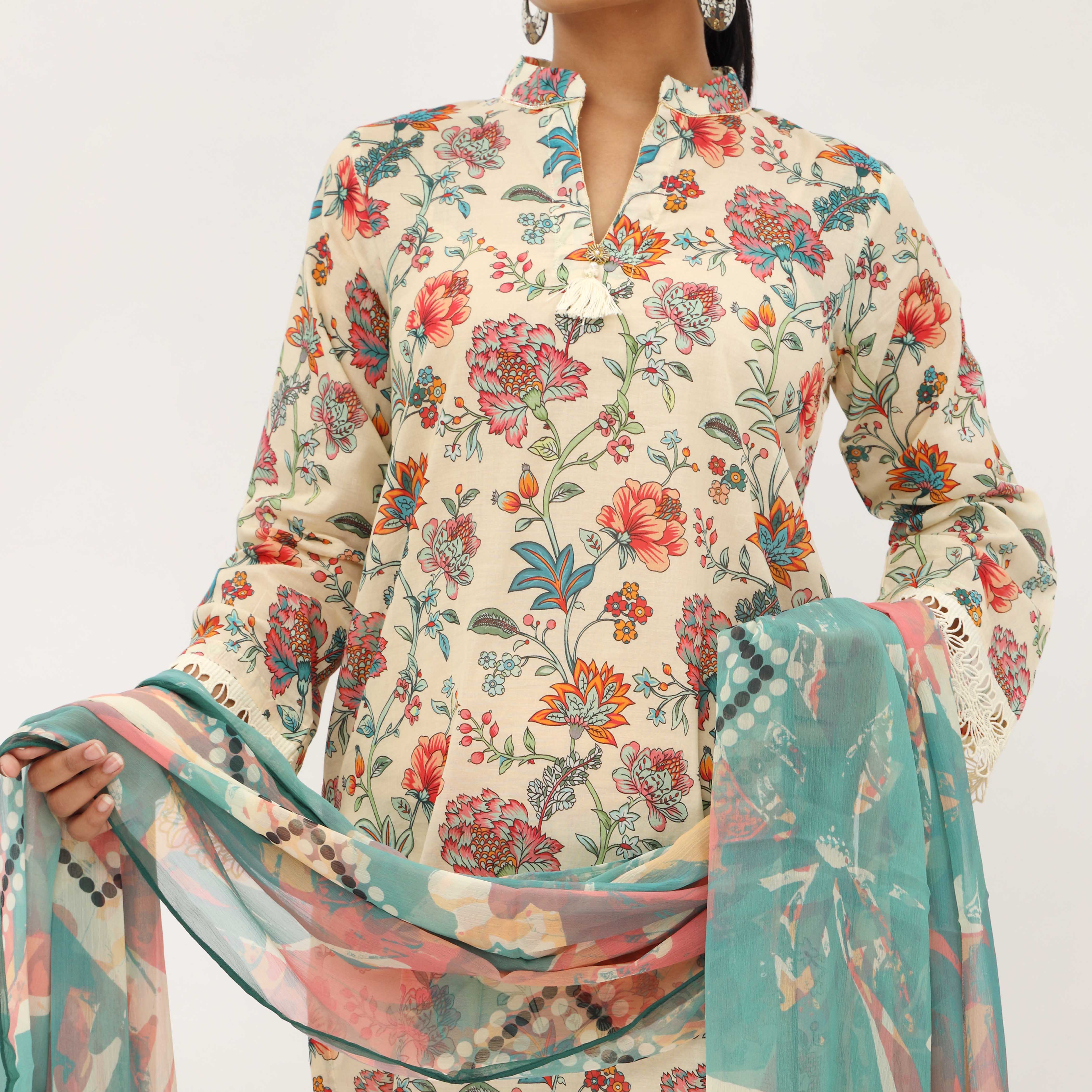 3PC- Digital Printed Lawn Suit PS5379 - Image 2