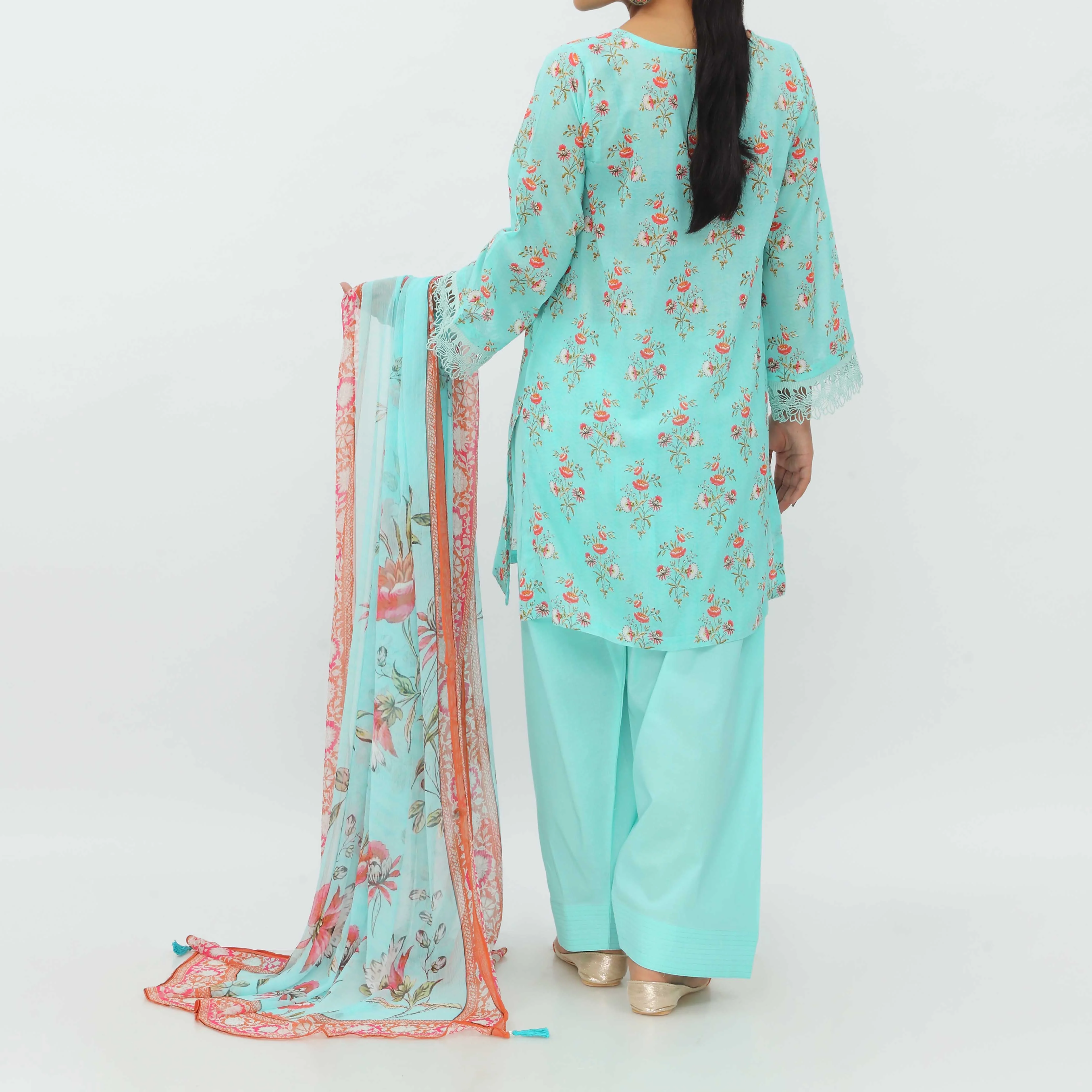 2PC- Digital Printed Lawn Suit PS5385 - Image 4