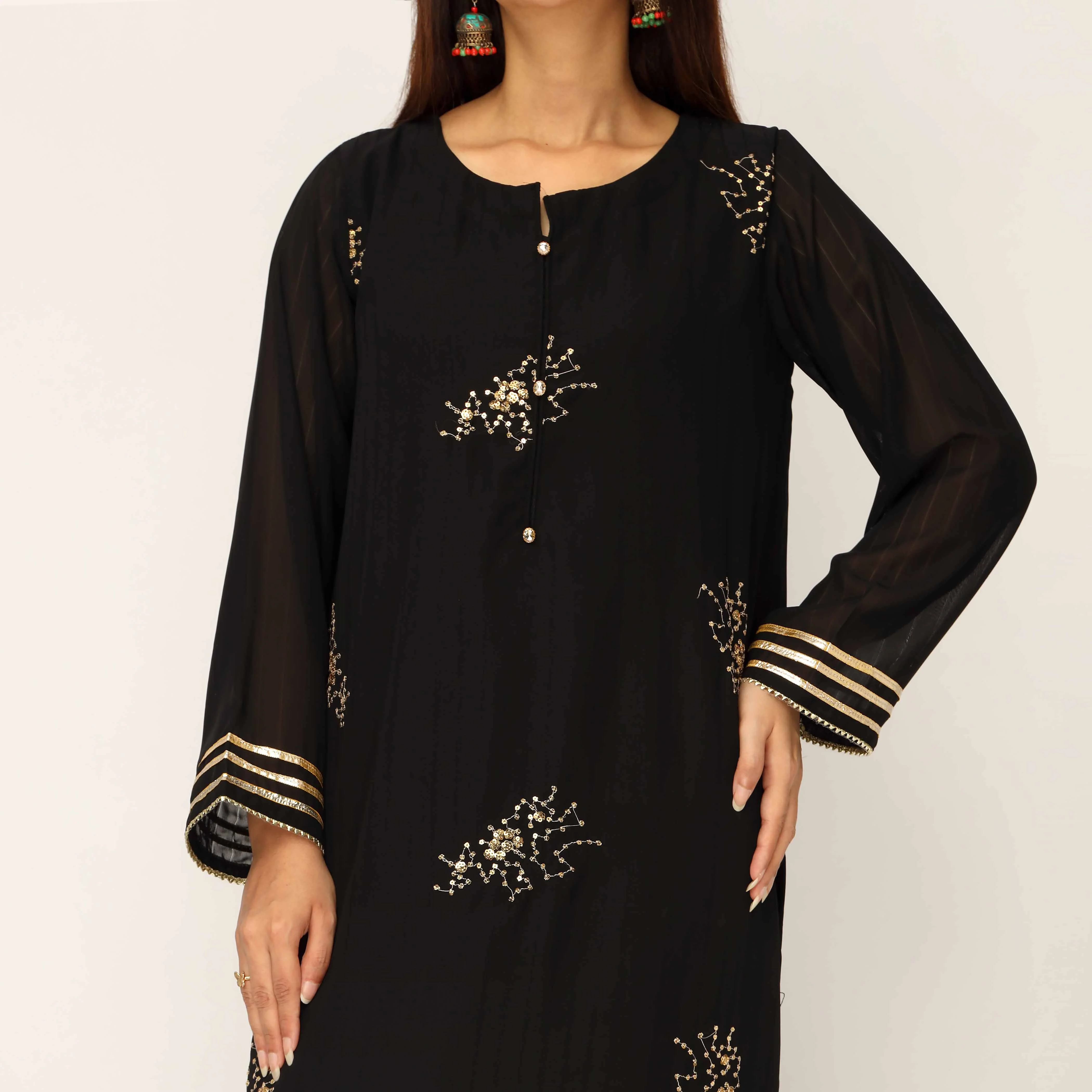3PC- Georget Chiffon Suit PS5250 - Image 2